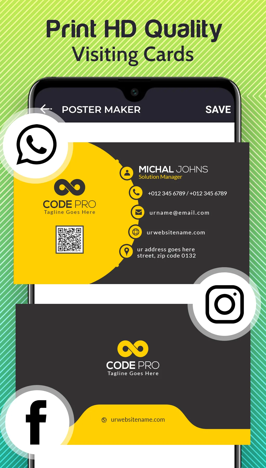 Business, Visiting Card Maker  | Indus Appstore | Screenshot