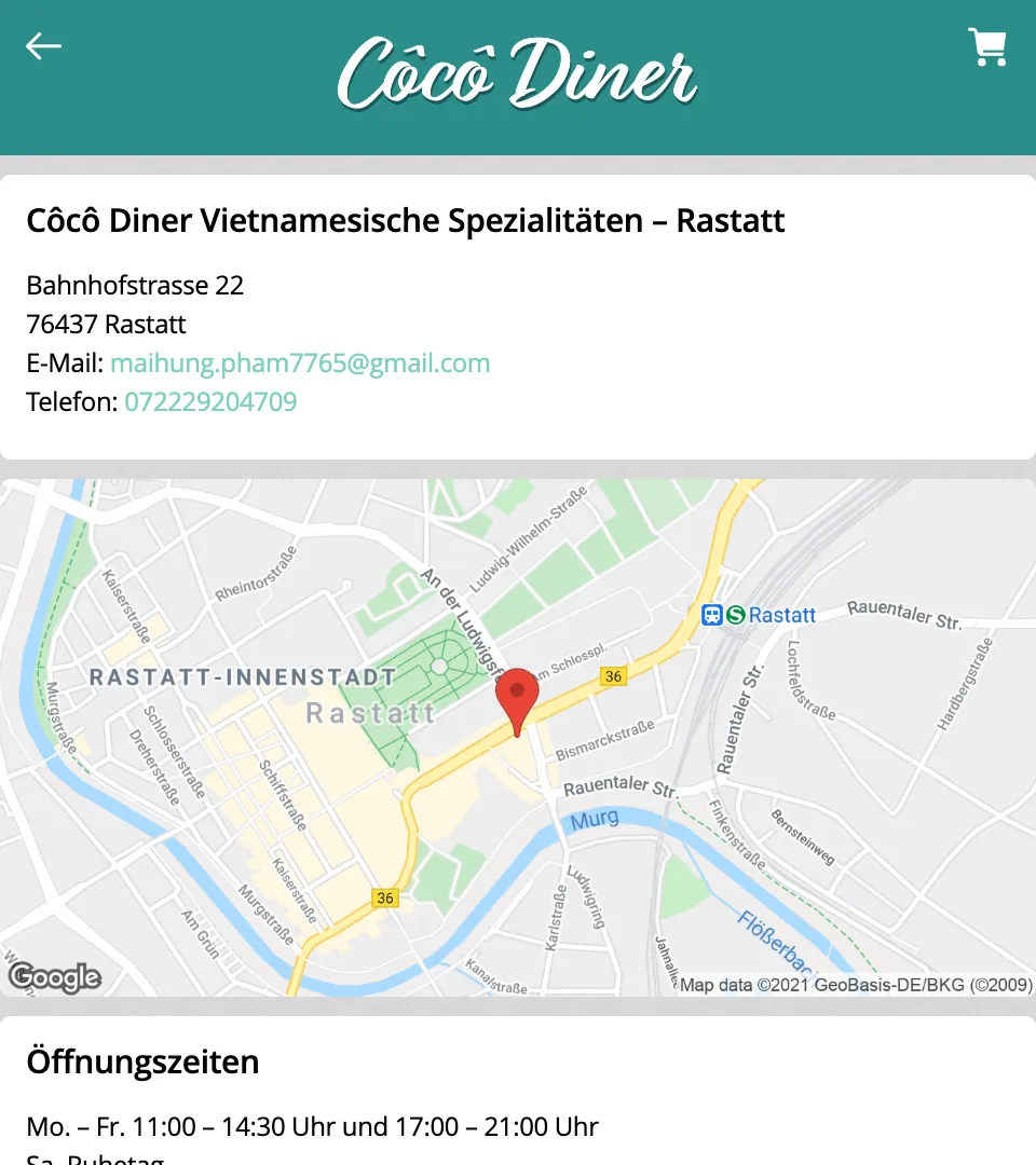 Coco Diner Rastatt | Indus Appstore | Screenshot