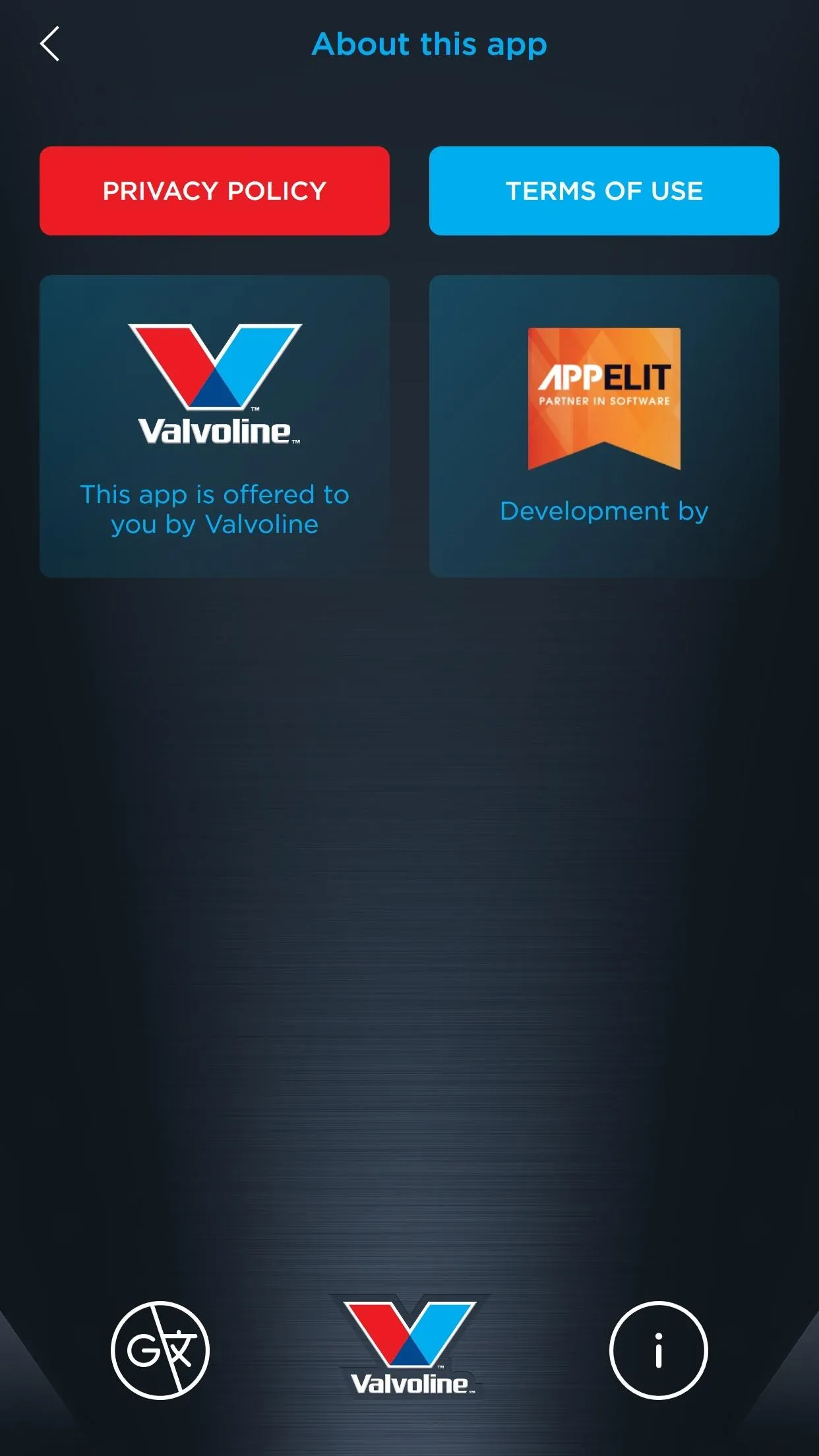 Valvoline Europe | Indus Appstore | Screenshot