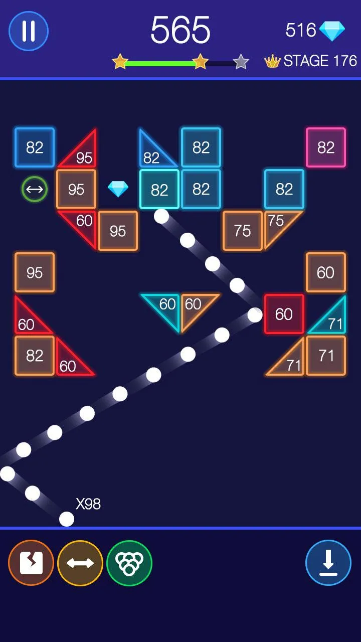 Bricks Breaker - Glow Balls | Indus Appstore | Screenshot