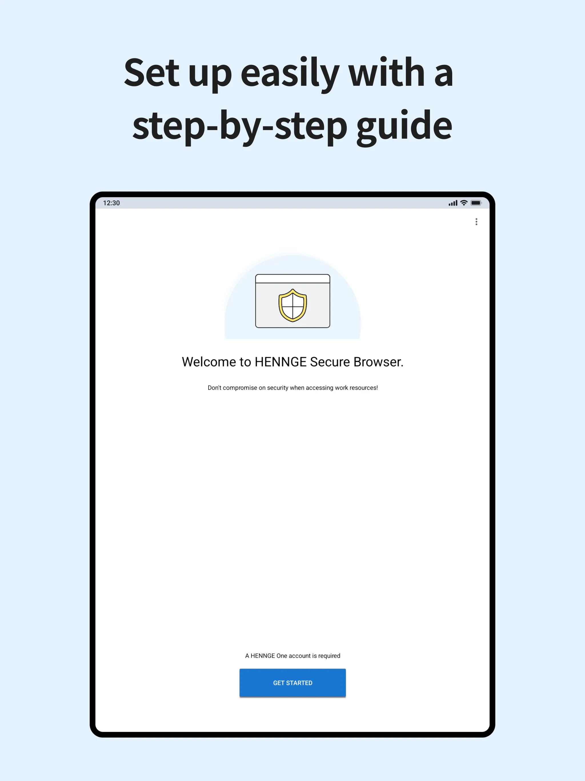 HENNGE Secure Browser | Indus Appstore | Screenshot