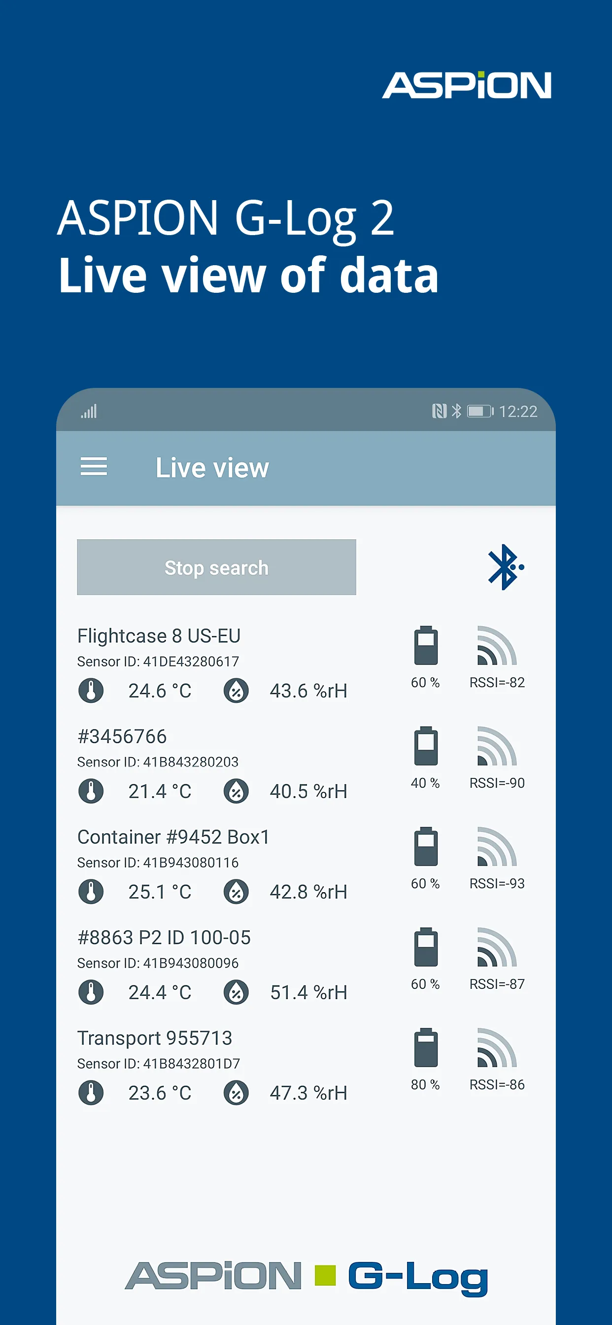 ASPION G-Log Data Logger | Indus Appstore | Screenshot