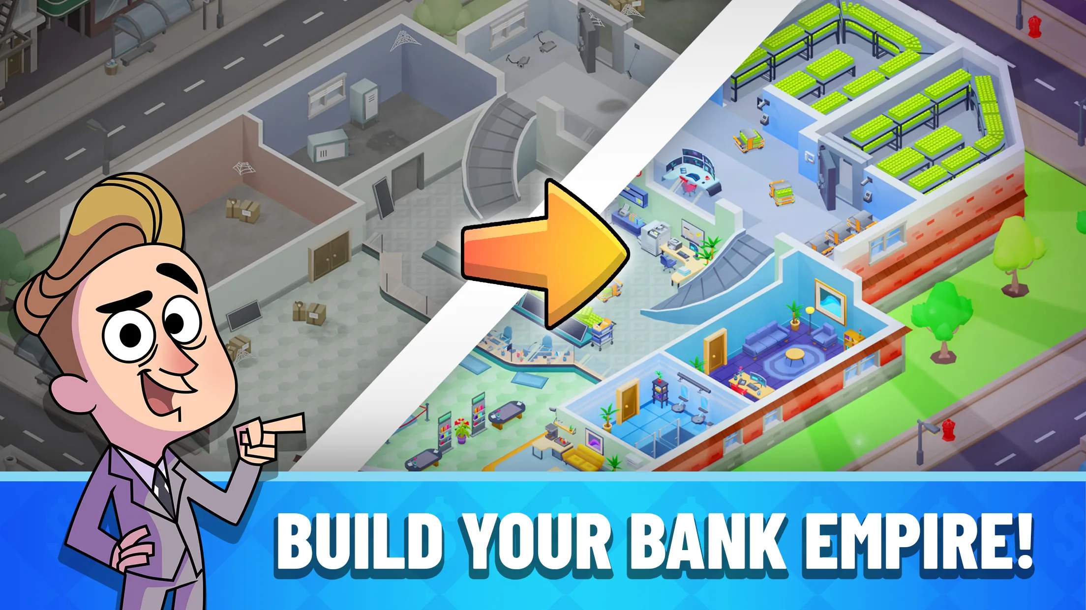 Idle Bank Tycoon: Money Empire | Indus Appstore | Screenshot