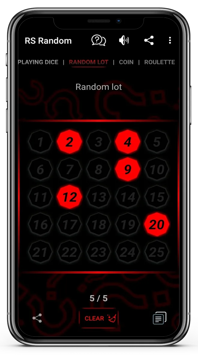 RS Random - Random number gene | Indus Appstore | Screenshot