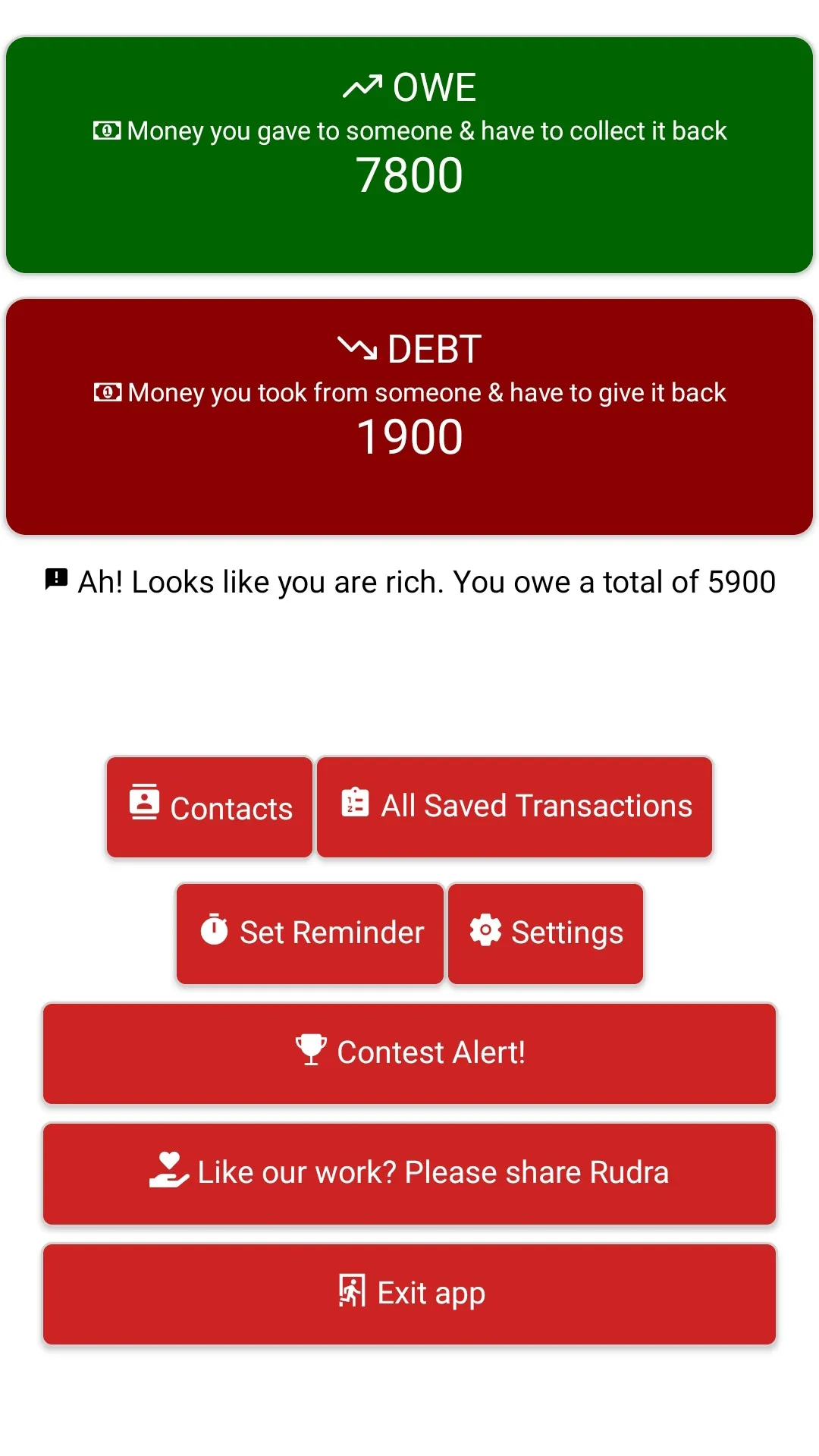 Credit Udhar Khata Cash Book | Indus Appstore | Screenshot