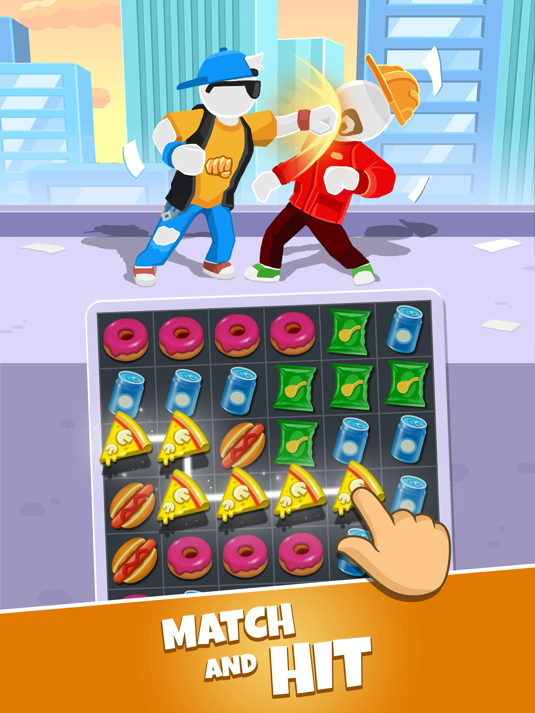 Match Hit - Puzzle Fighter | Indus Appstore | Screenshot