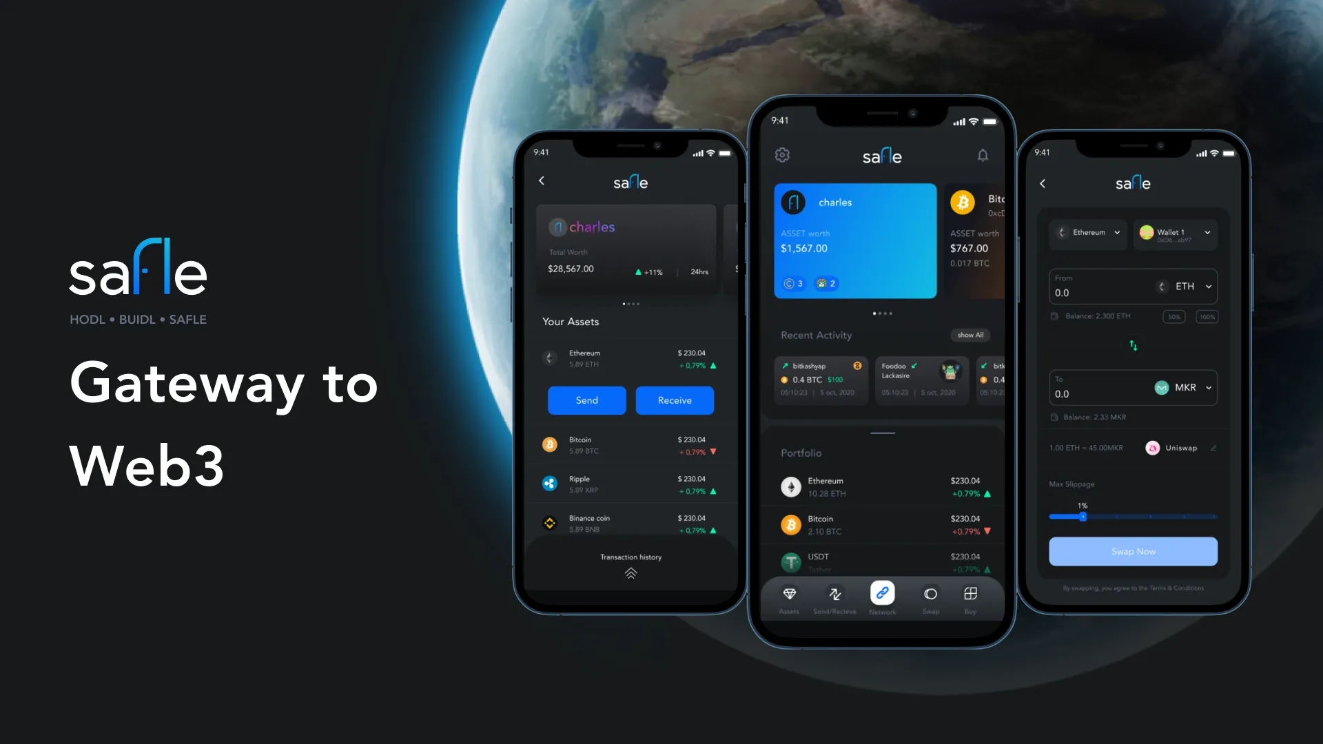 Safle - Web3 Wallet | Indus Appstore | Screenshot