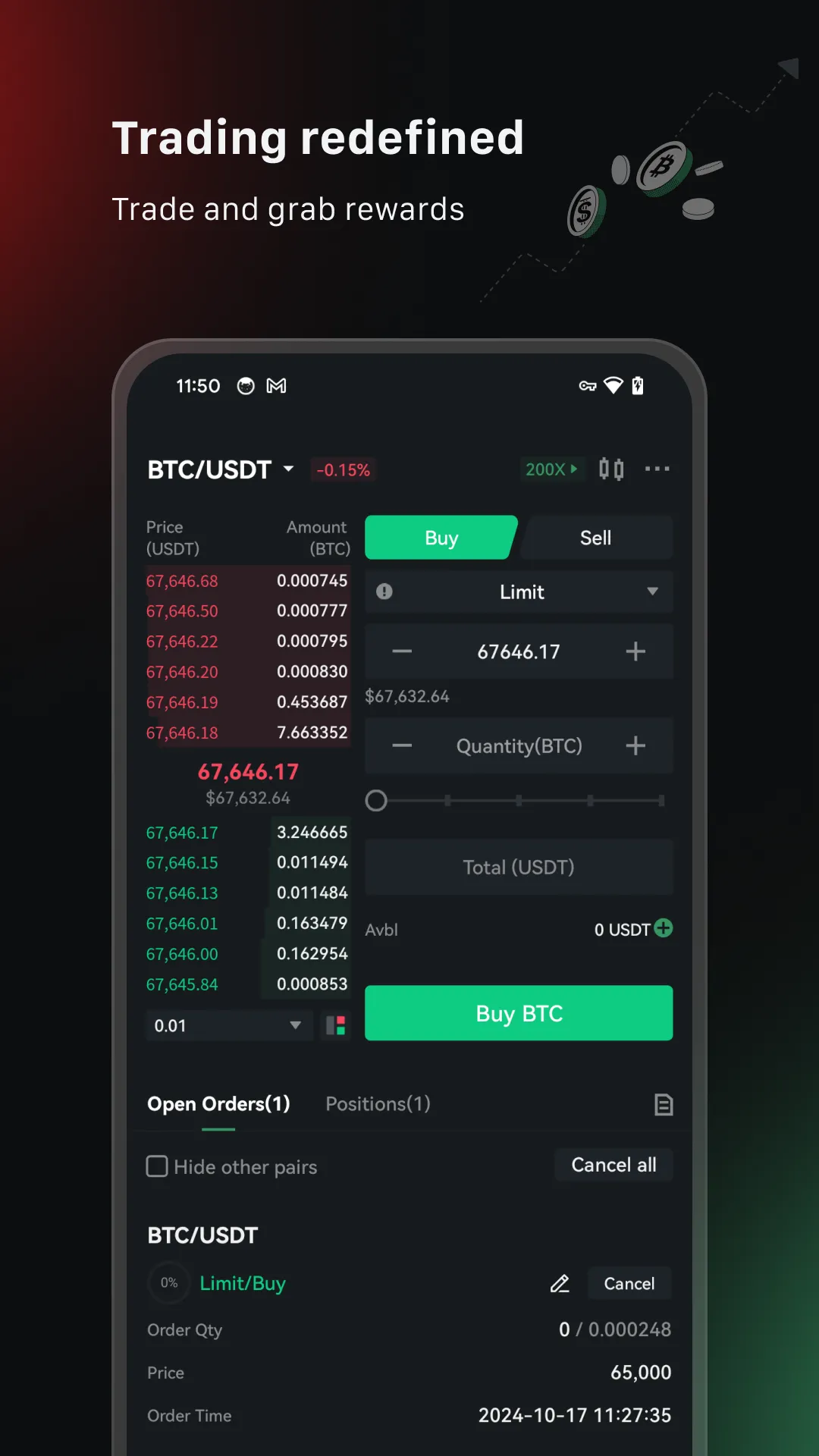 Ourbit: Buy Bitcoin & Crypto | Indus Appstore | Screenshot