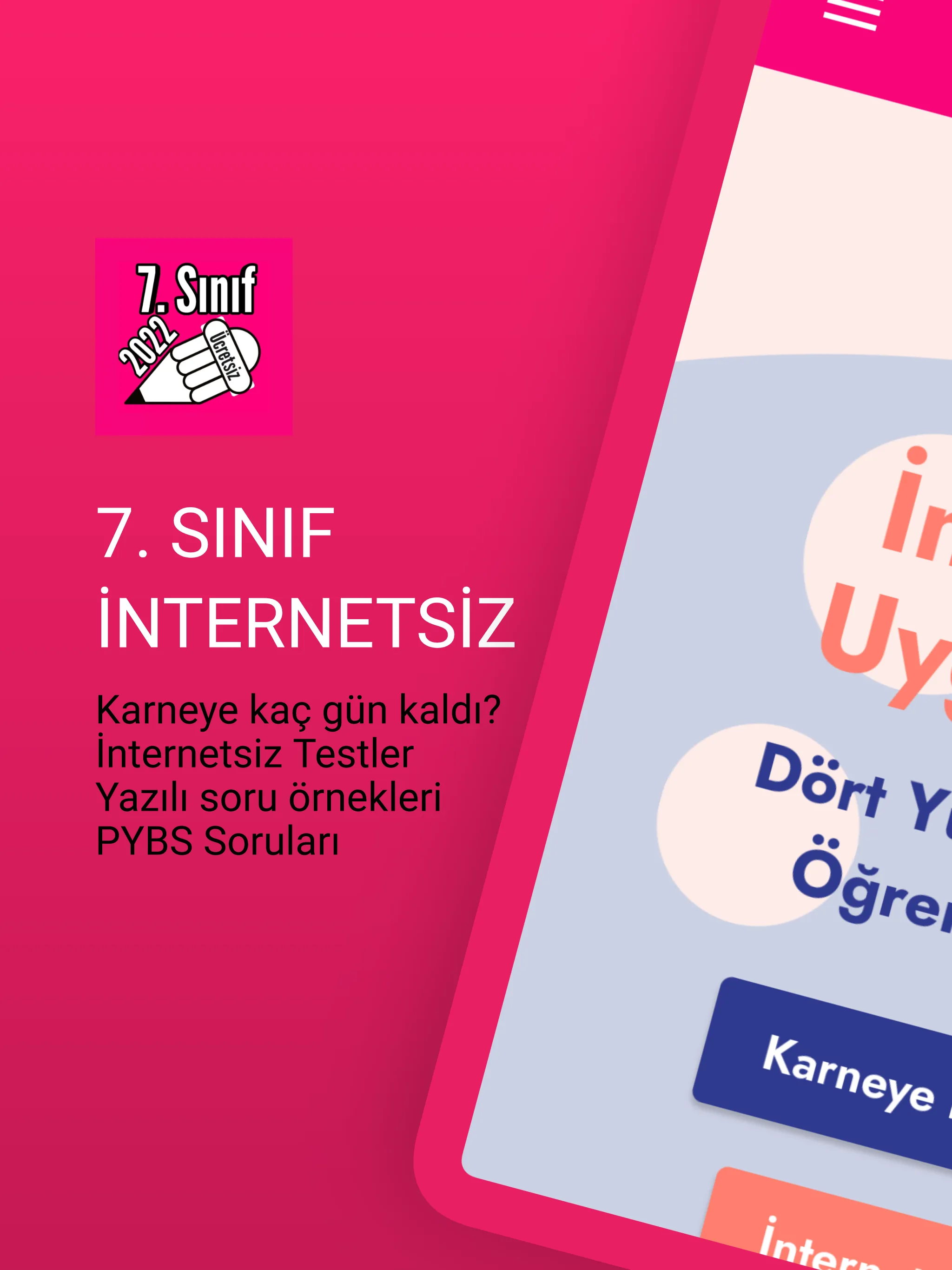 7.Sınıf Tüm Ders İnternetsiz | Indus Appstore | Screenshot