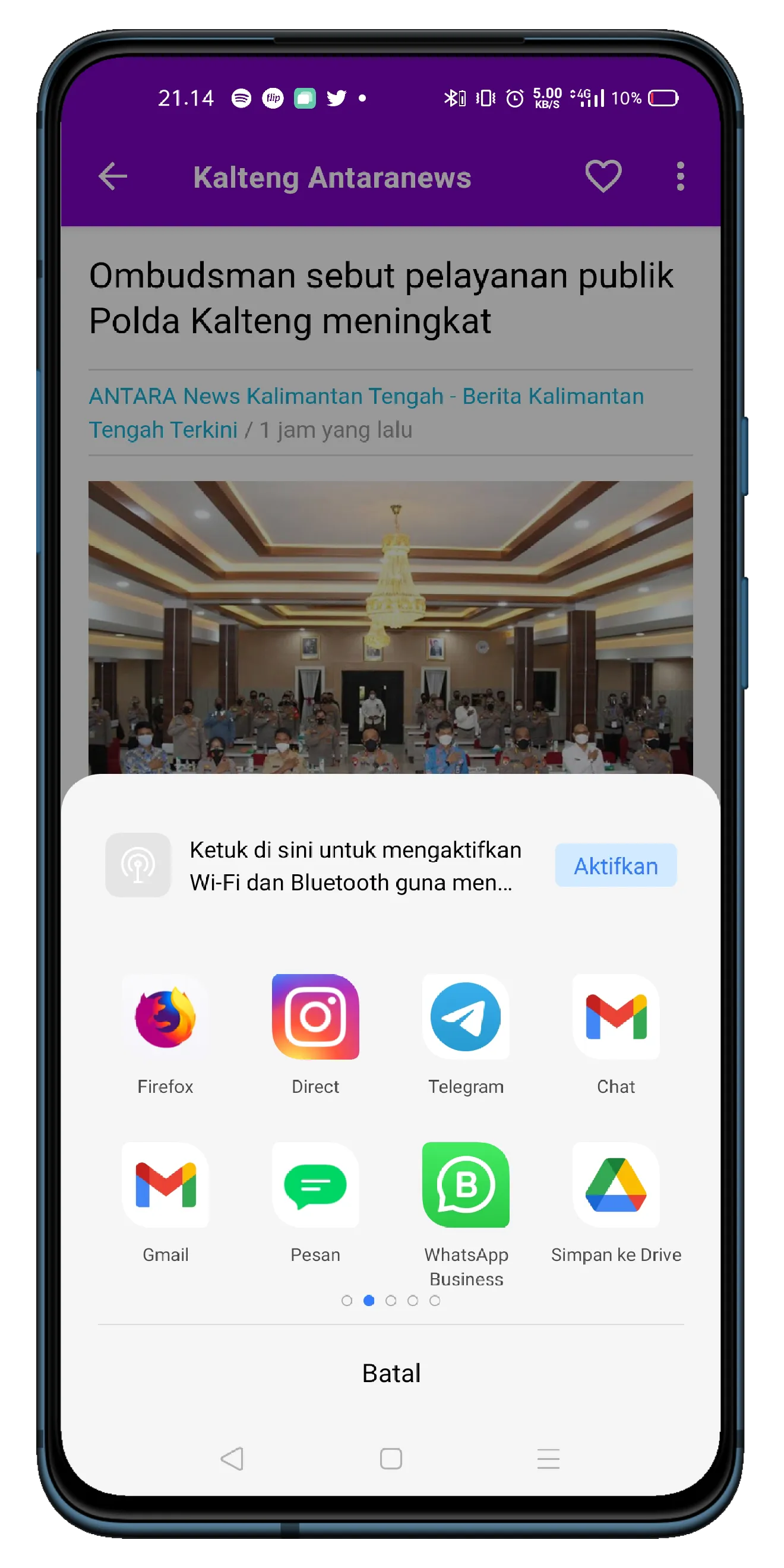 Berita Kalteng (Berita Kaliman | Indus Appstore | Screenshot