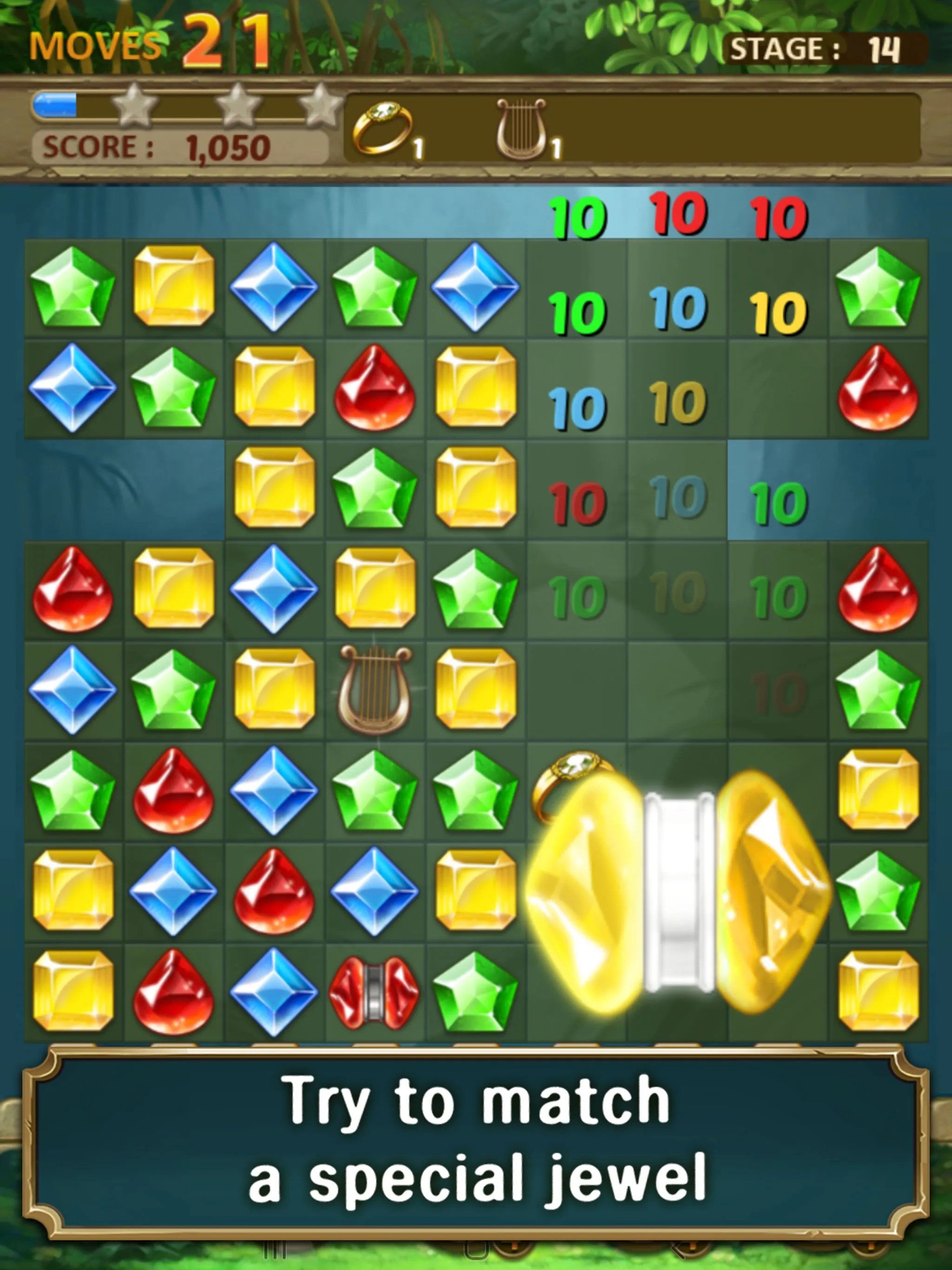 Jewels Jungle : Match 3 Puzzle | Indus Appstore | Screenshot