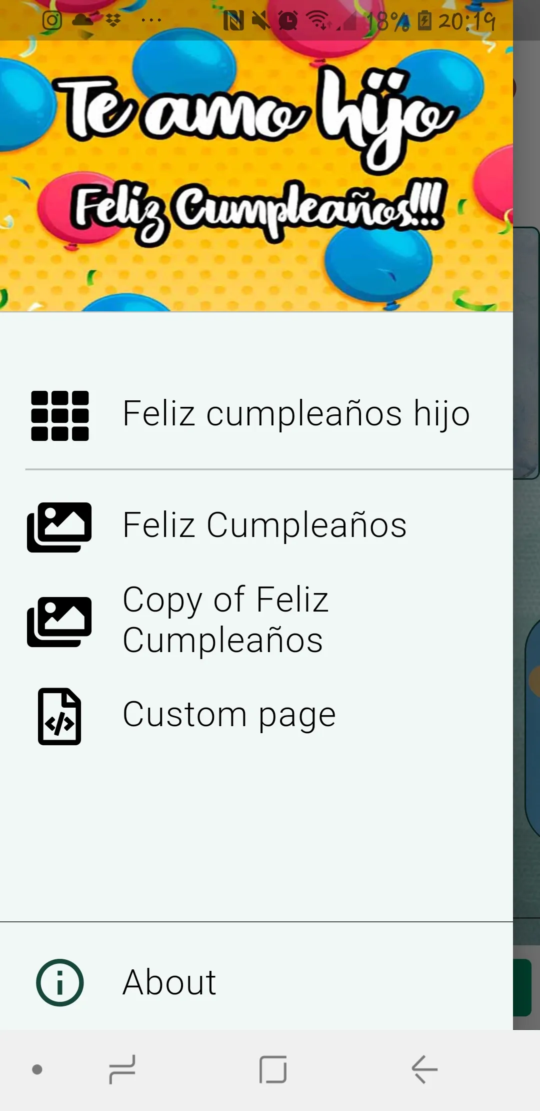 MI HIJO QUERIDO FELICIDADES | Indus Appstore | Screenshot