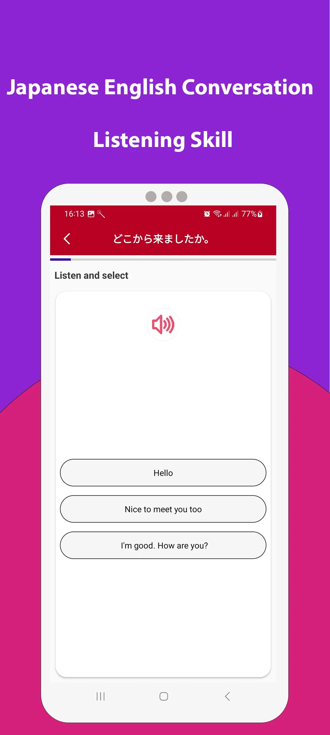 Japanese English Conversation | Indus Appstore | Screenshot