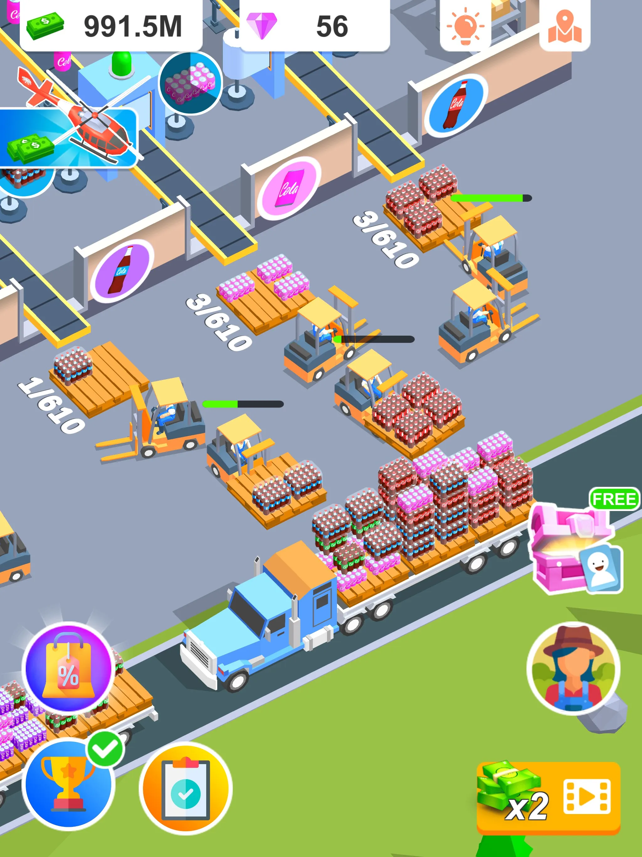 Idle Beverage Empire | Indus Appstore | Screenshot