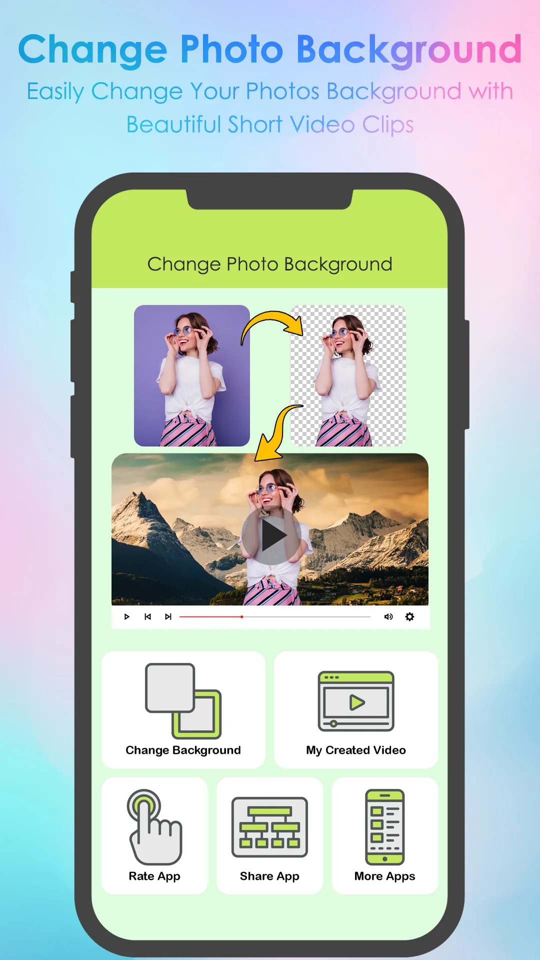 Video Background Change Editor | Indus Appstore | Screenshot