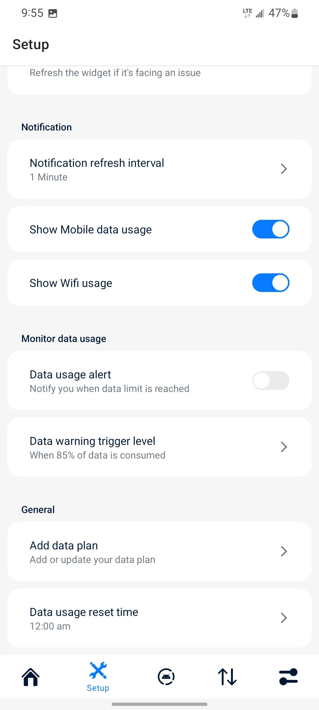 Data Usage Tracker - All in 1 | Indus Appstore | Screenshot