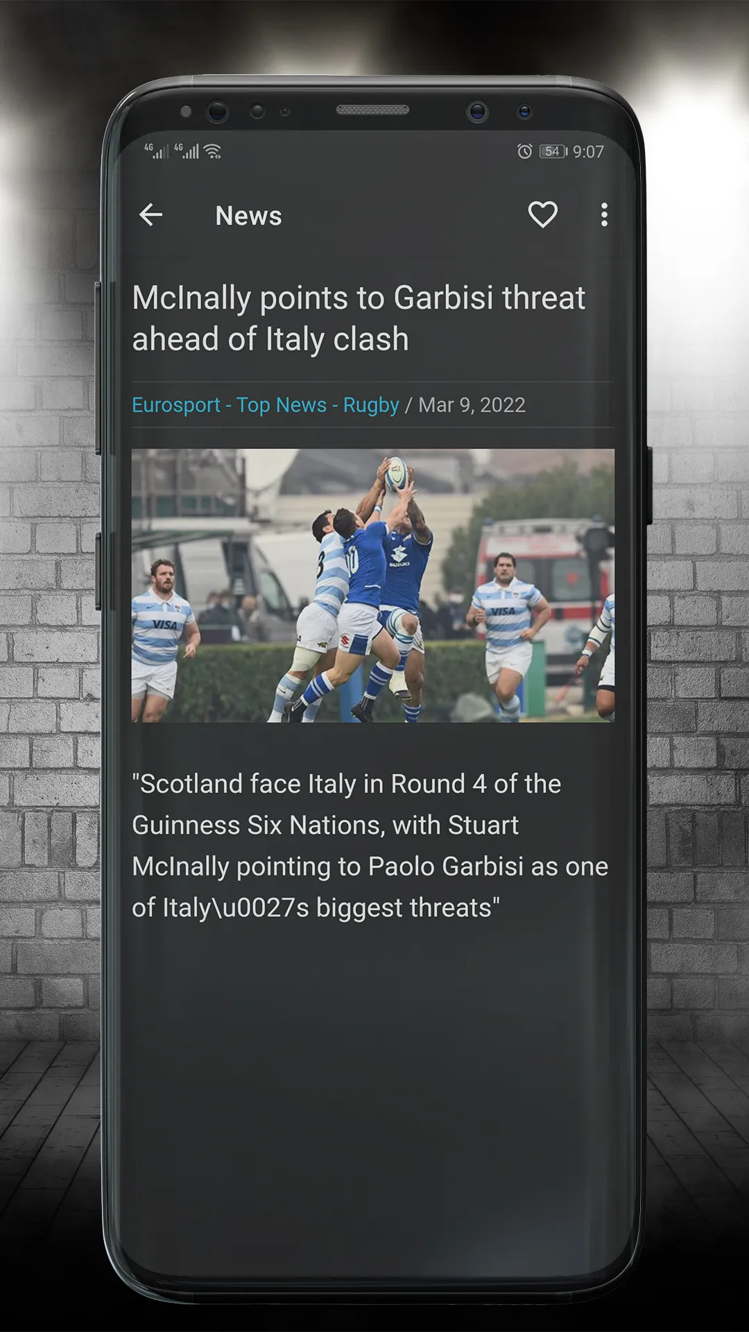 Rugby News Magazine | Indus Appstore | Screenshot