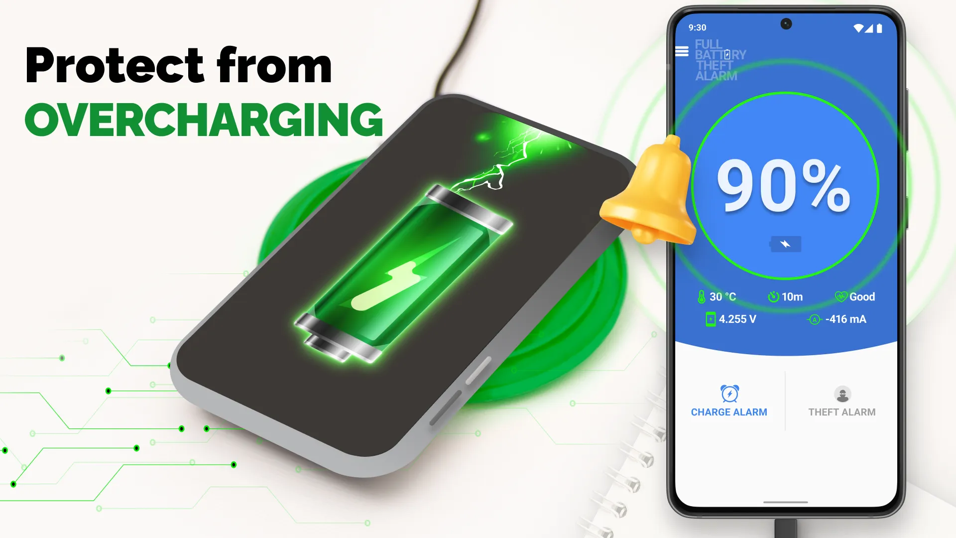 Battery Life Monitor and Alarm | Indus Appstore | Screenshot