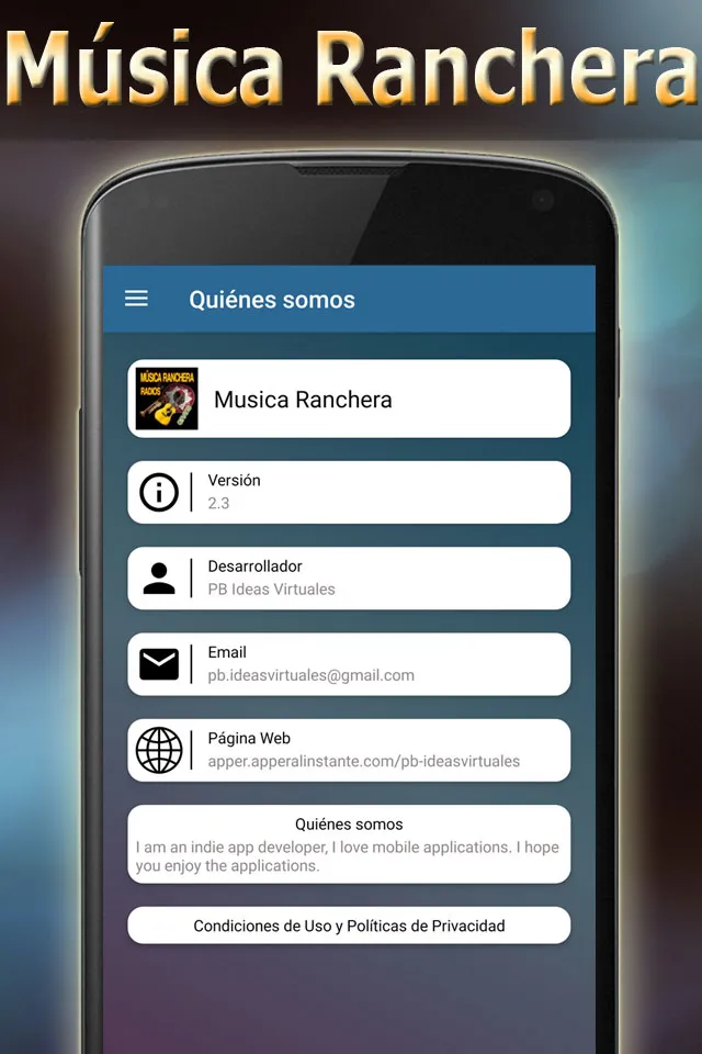 Música Ranchera Radios | Indus Appstore | Screenshot