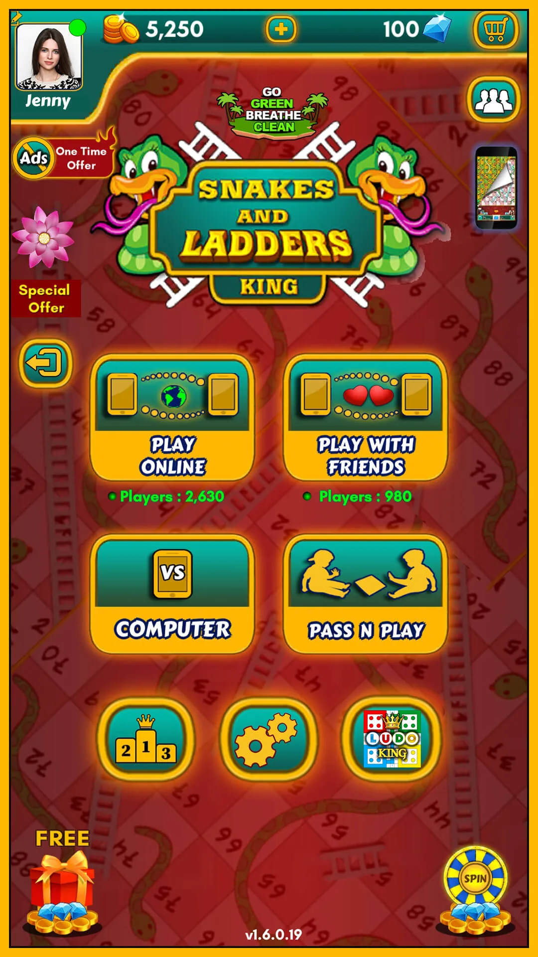Snakes and Ladders King | Indus Appstore | Screenshot