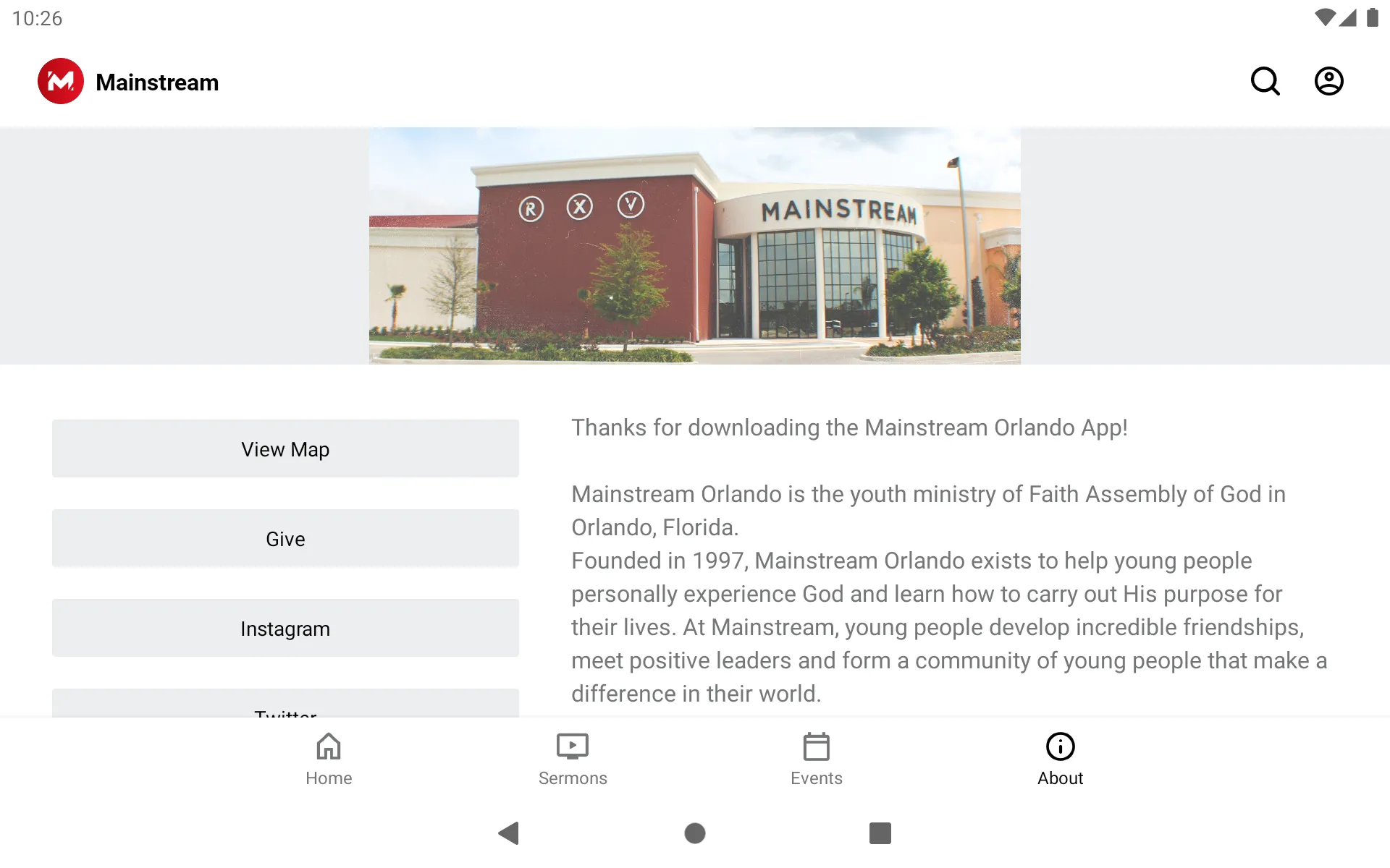 Mainstream Orlando | Indus Appstore | Screenshot