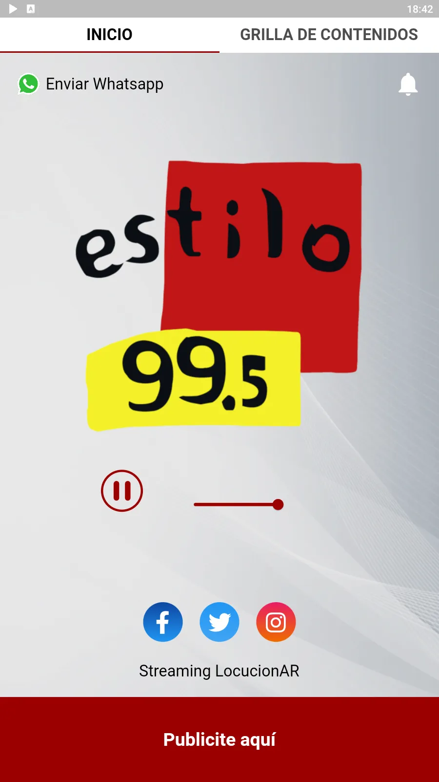 FM Estilo 99.5 | Indus Appstore | Screenshot