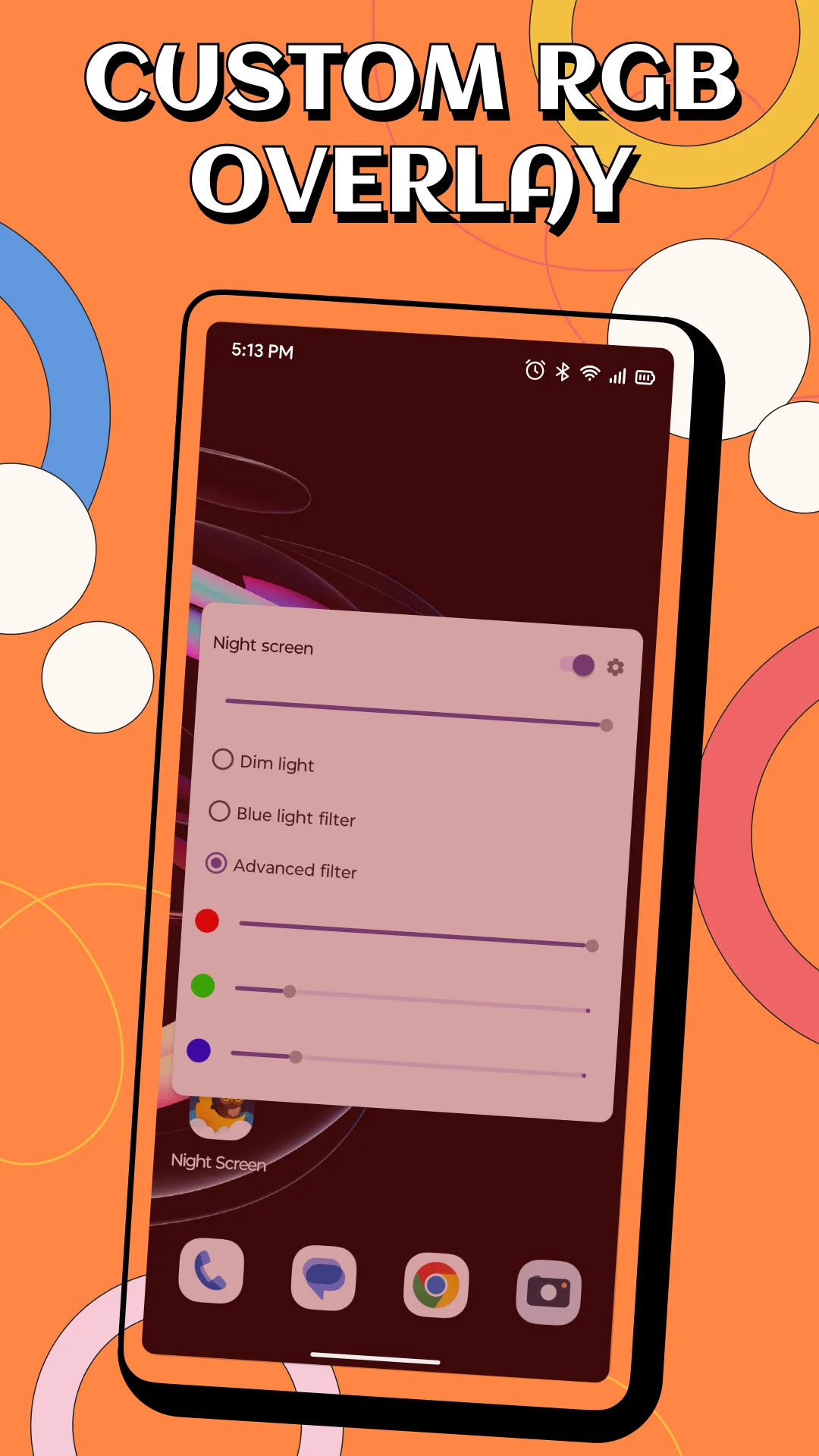Dim Screen: Lower brightness | Indus Appstore | Screenshot