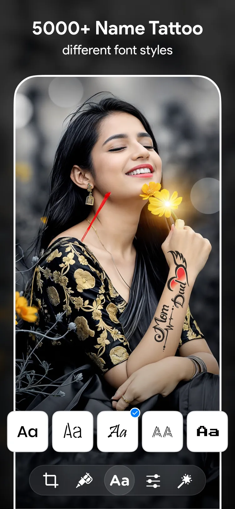 Tattoo Name On My Photo Editor | Indus Appstore | Screenshot