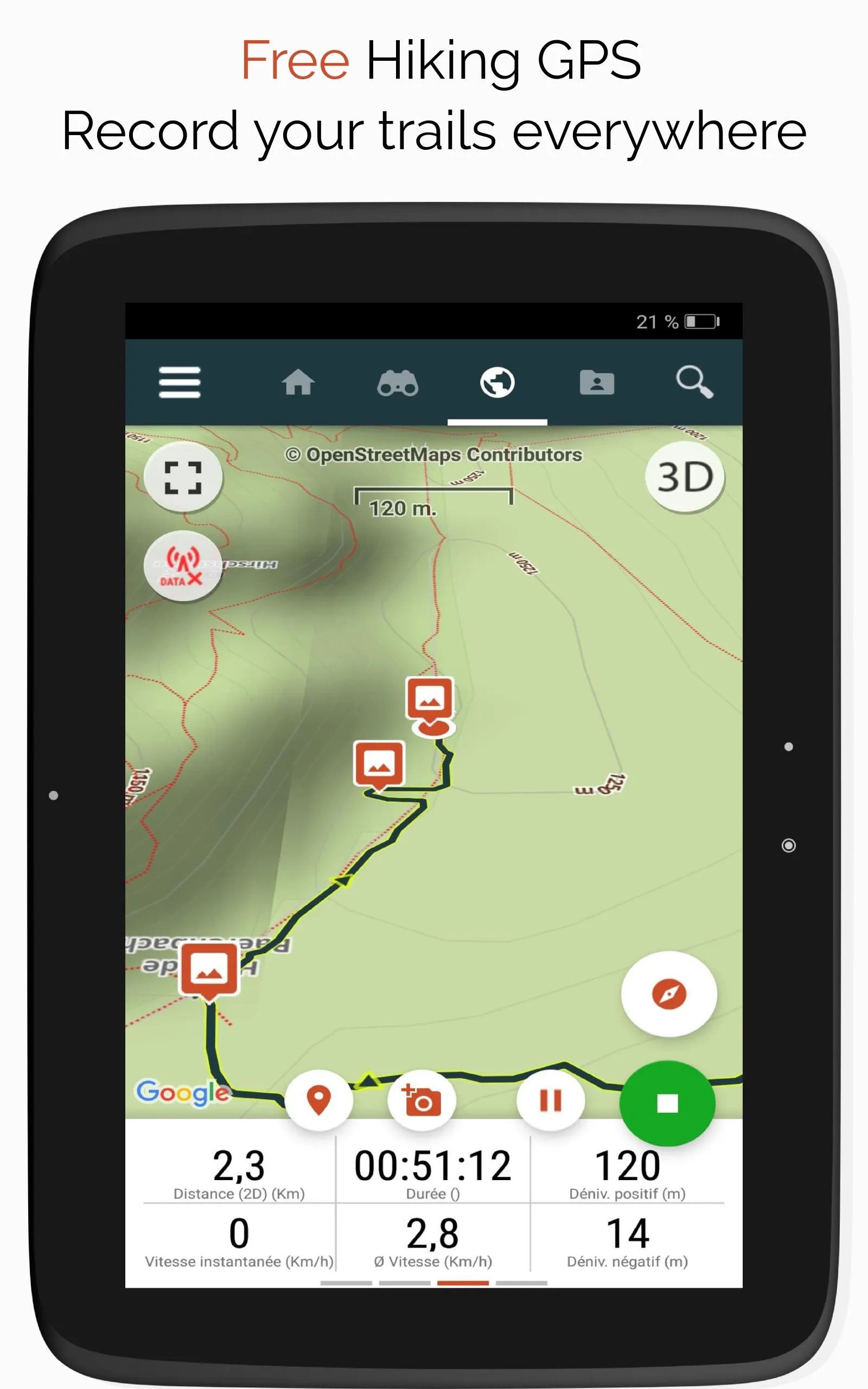 SityTrail hiking trail GPS | Indus Appstore | Screenshot