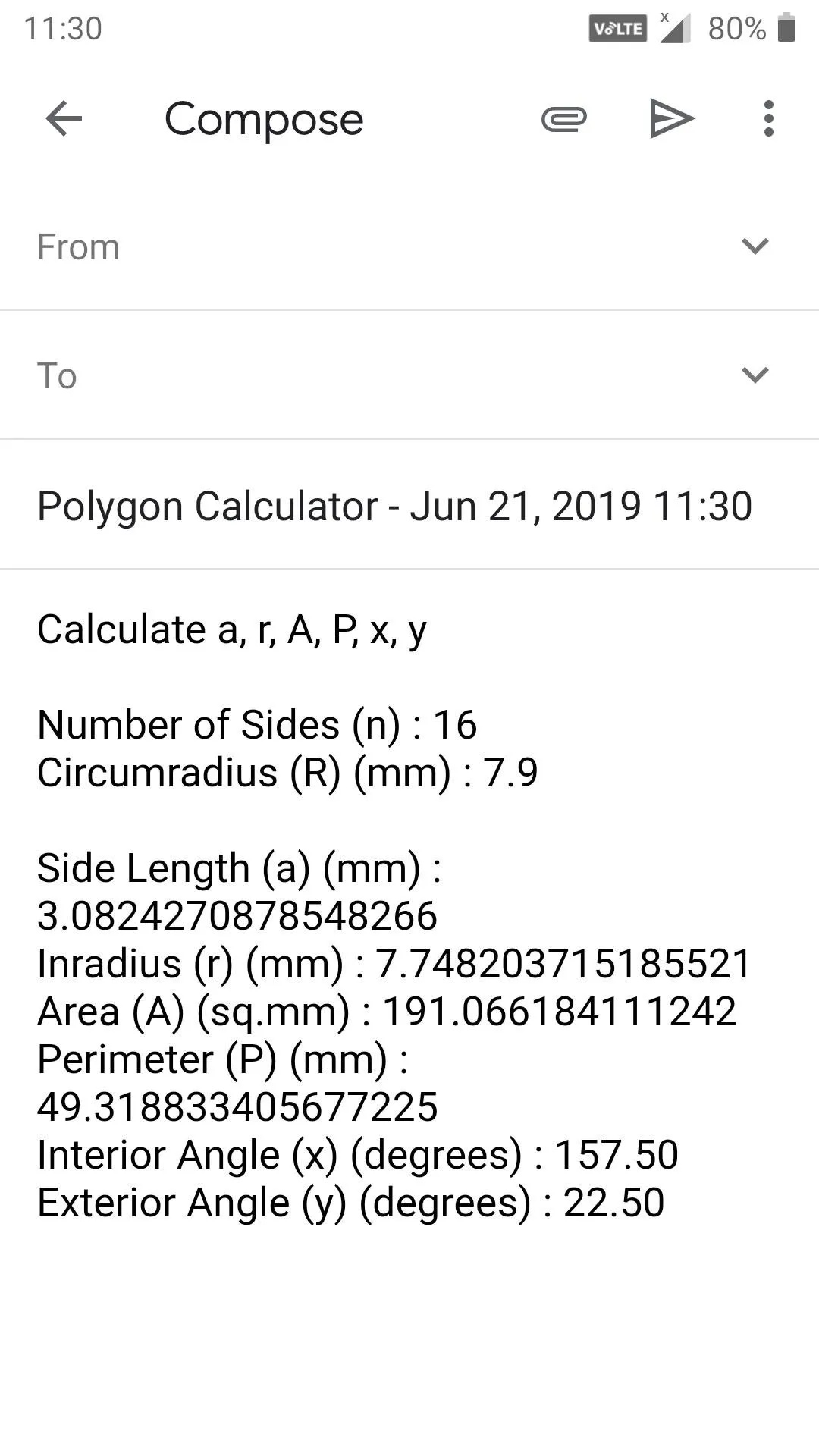 Polygon Calculator | Indus Appstore | Screenshot