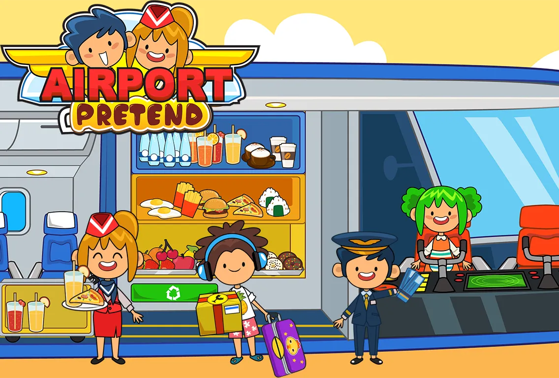 My Pretend Airport Travel Town | Indus Appstore | Screenshot