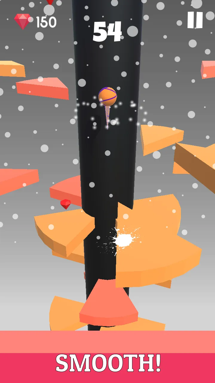 Tower Crash Spiral Ball Jump | Indus Appstore | Screenshot