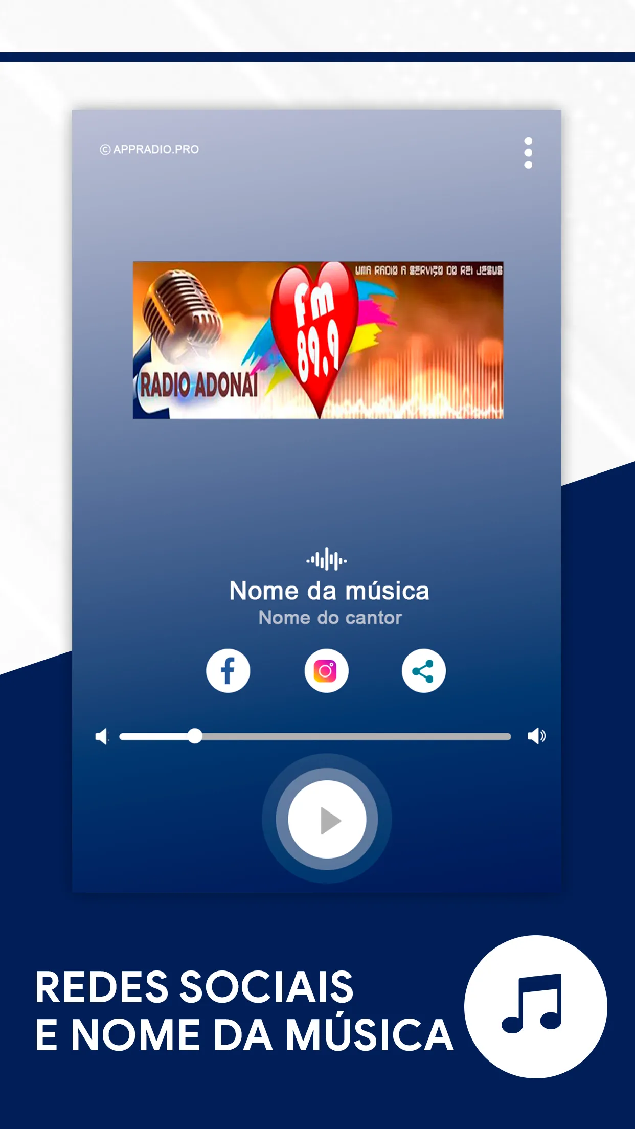 Rádio Adonai FM 89,9 | Indus Appstore | Screenshot