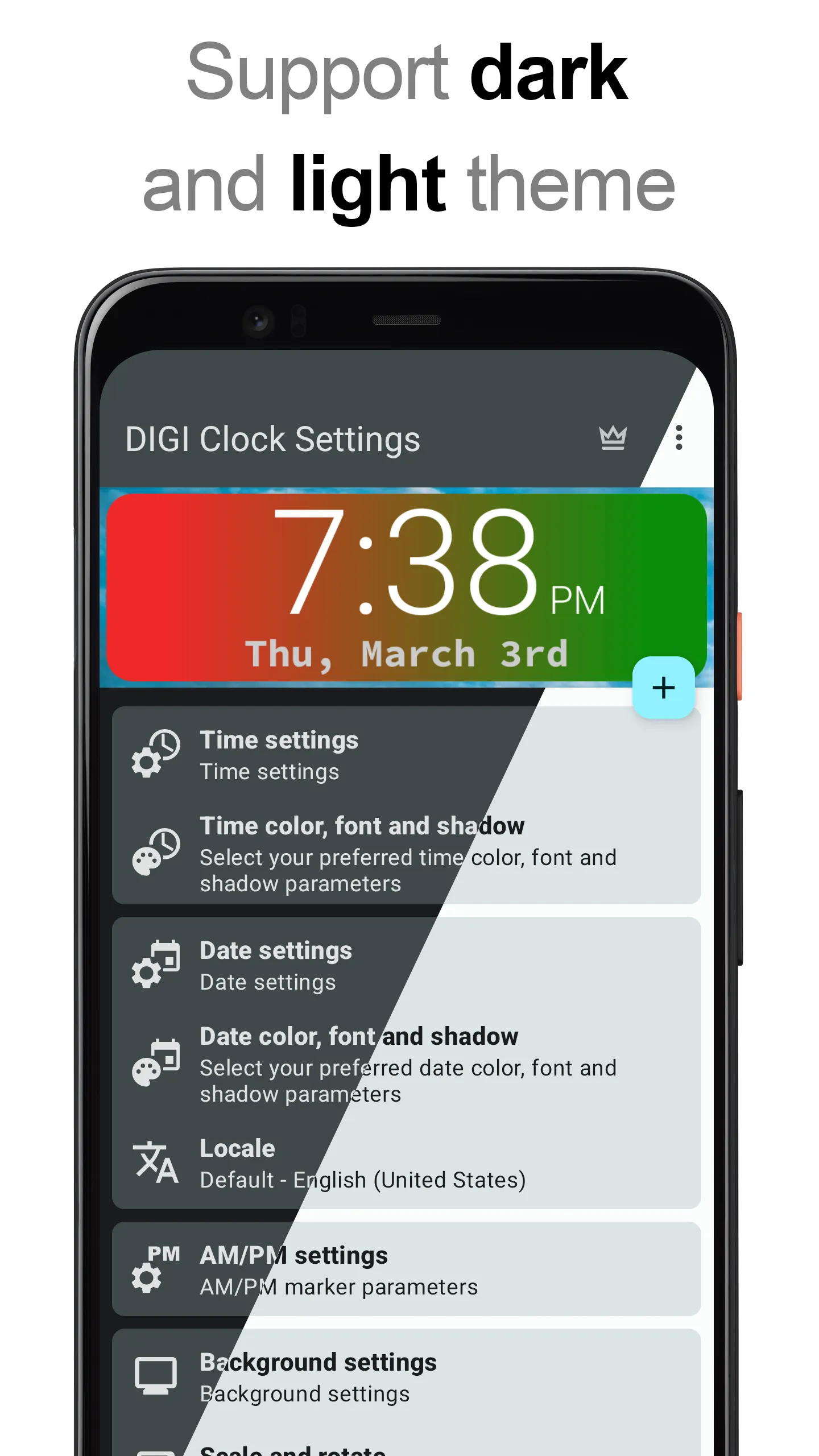 DIGI Clock Widget | Indus Appstore | Screenshot