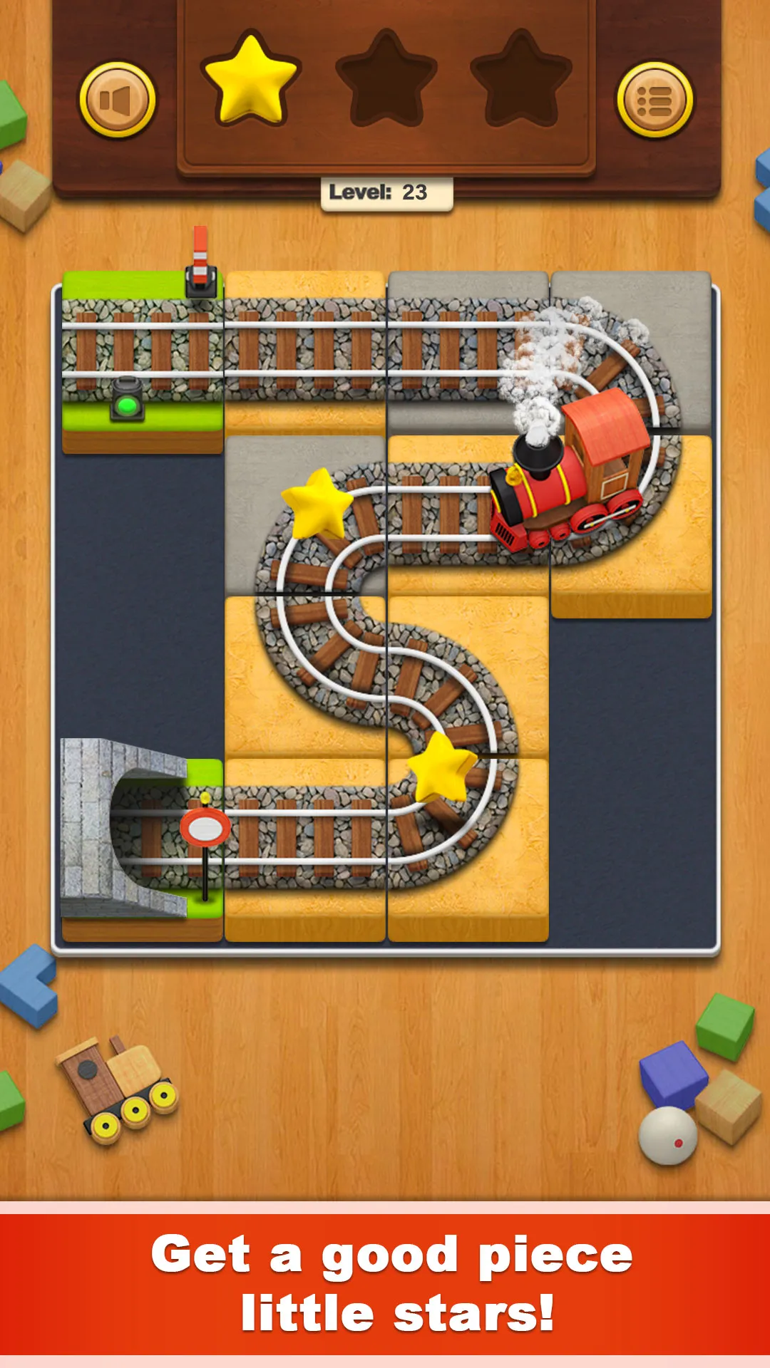 iHappy Train - Slide Puzzle | Indus Appstore | Screenshot