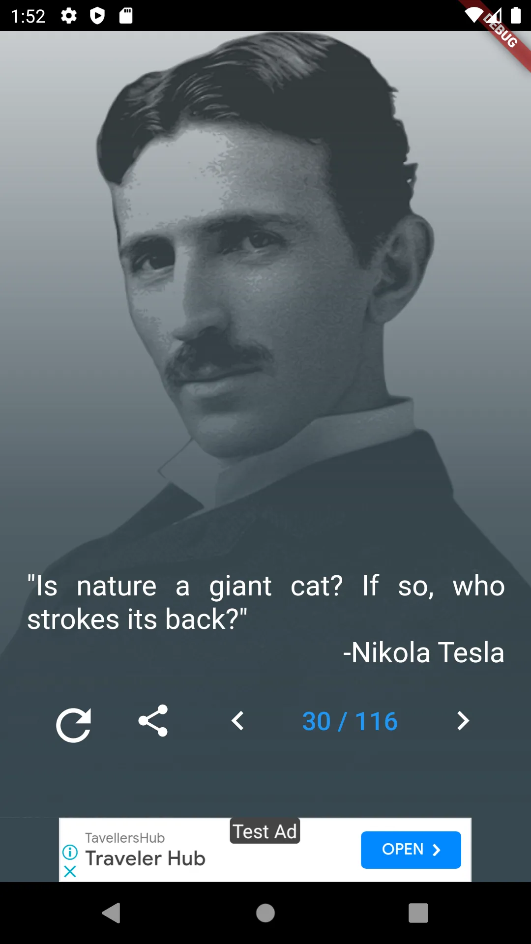 Nikola Tesla Quotes | Indus Appstore | Screenshot