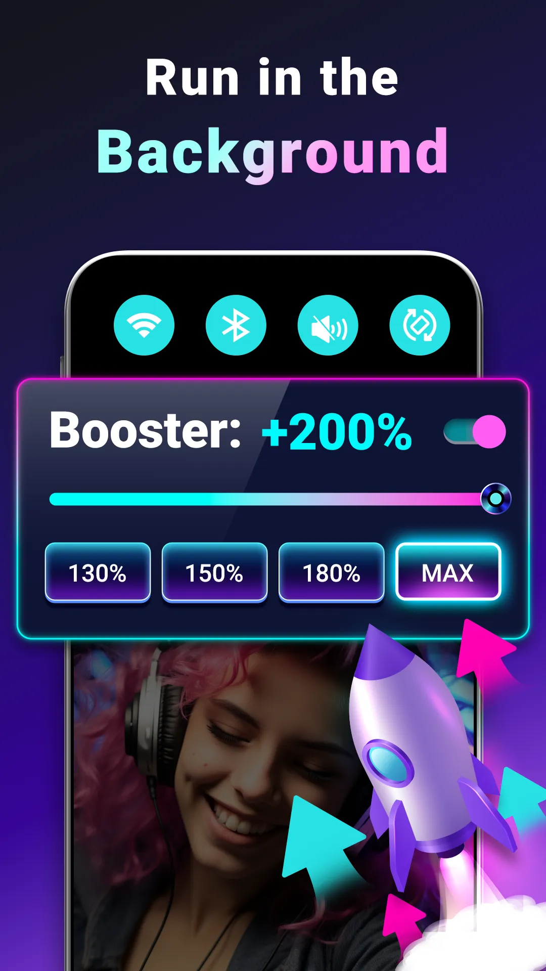 Volume Booster Bass Equalizer | Indus Appstore | Screenshot