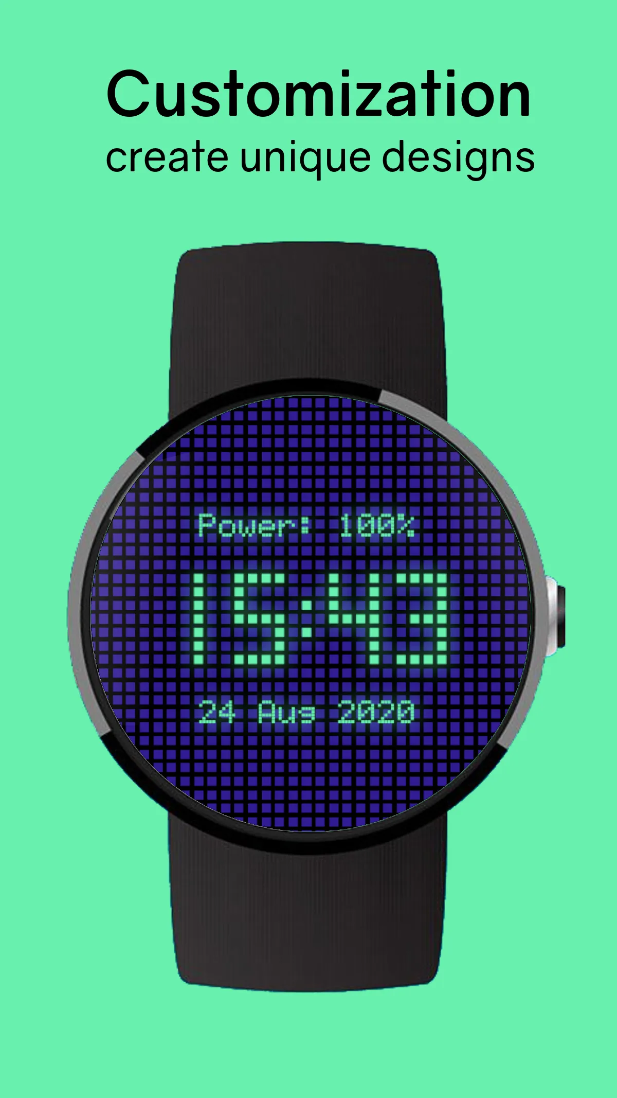 Pixels Watch Face | Indus Appstore | Screenshot