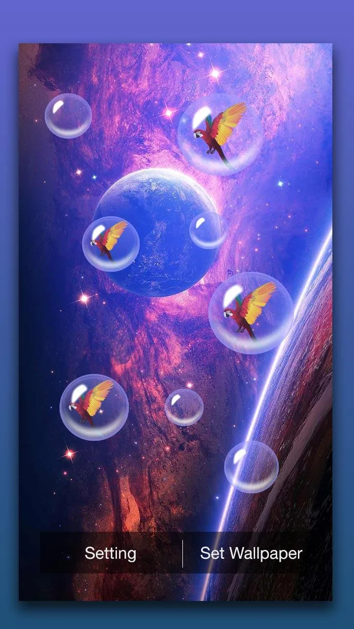 Galaxy Live Wallpaper | Indus Appstore | Screenshot