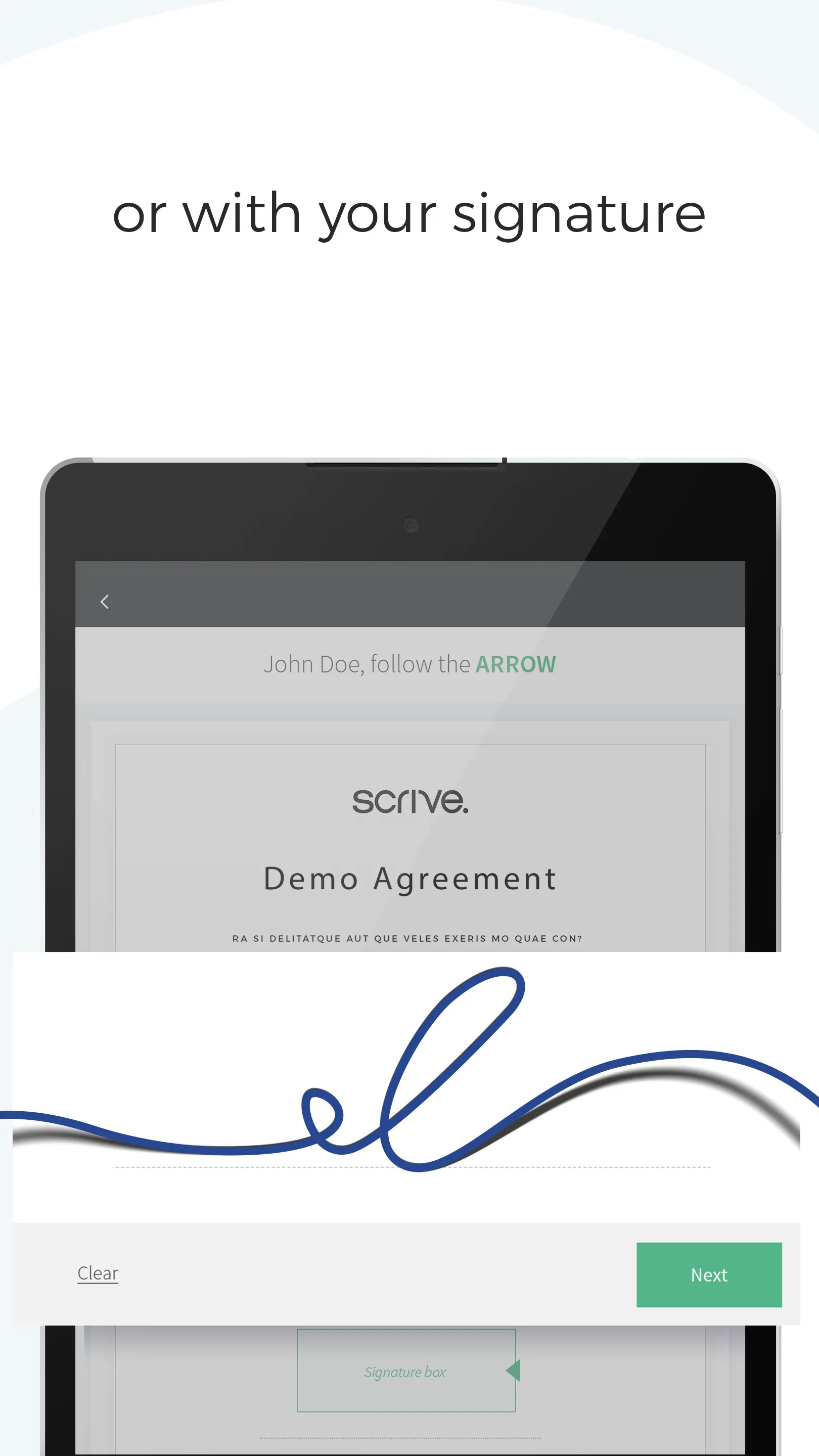 Scrive - Retail eSign | Indus Appstore | Screenshot