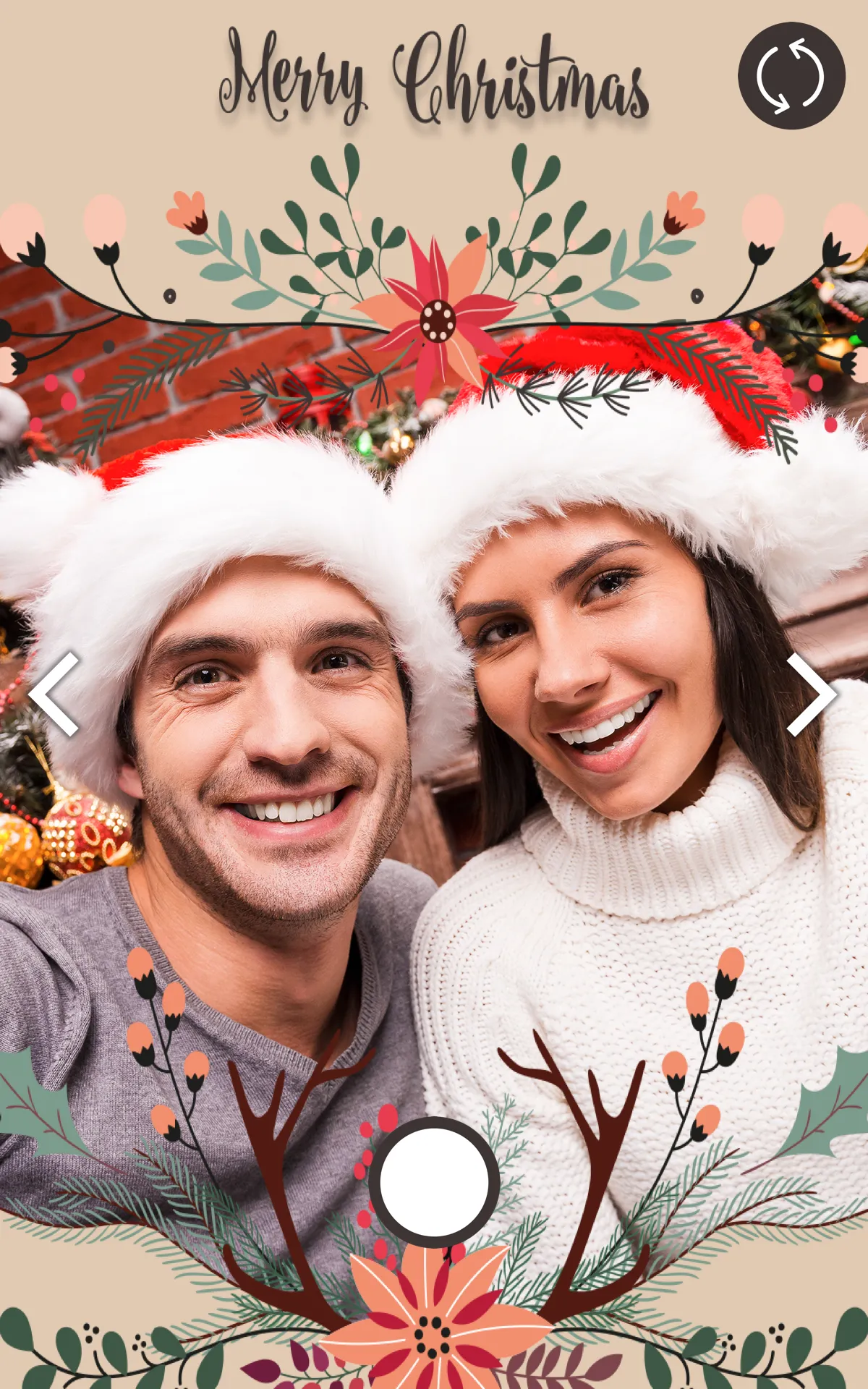 Mistletoe Christmas Selfie HD | Indus Appstore | Screenshot