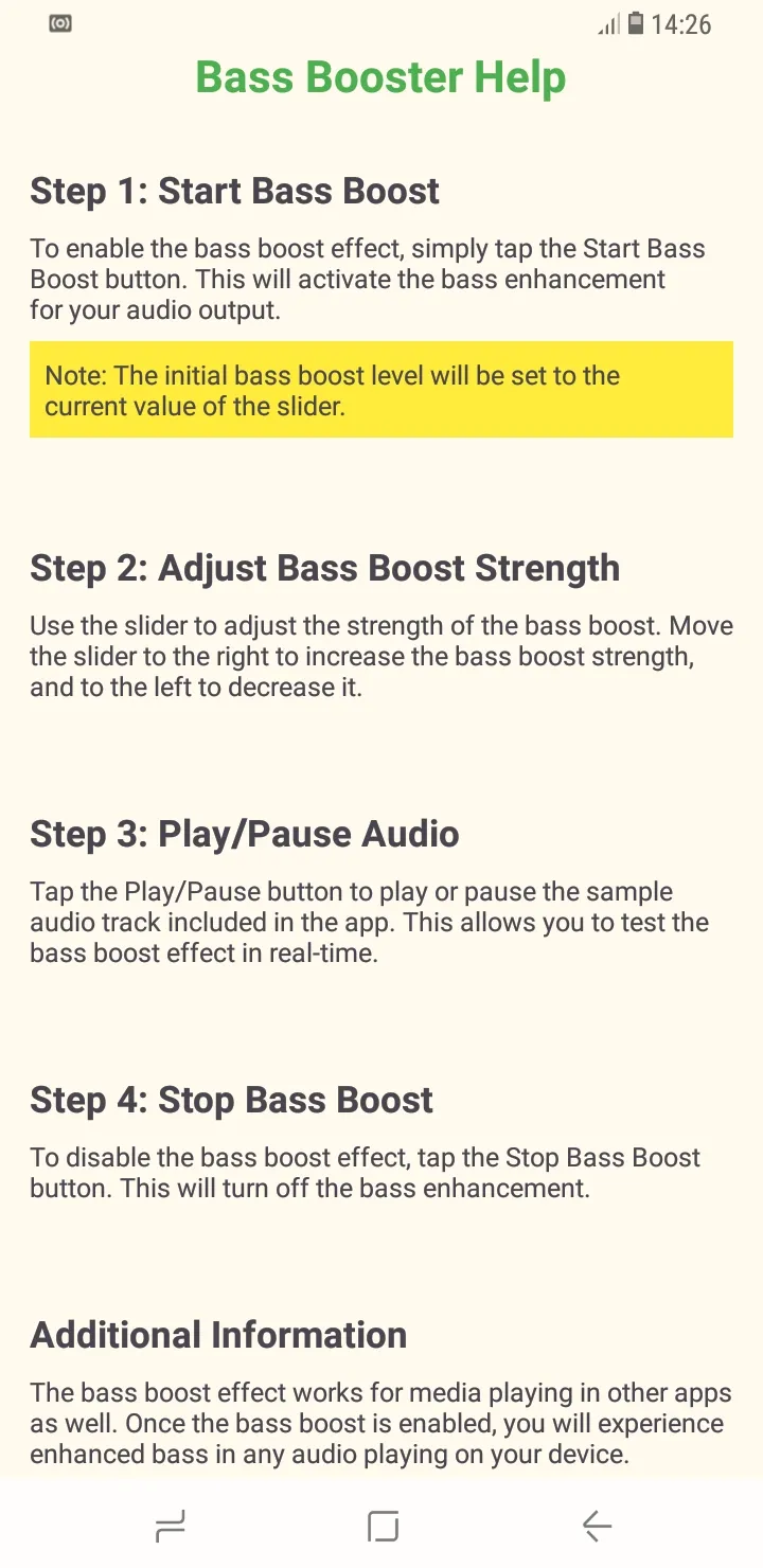 Bass Bosster & Equalizer | Indus Appstore | Screenshot