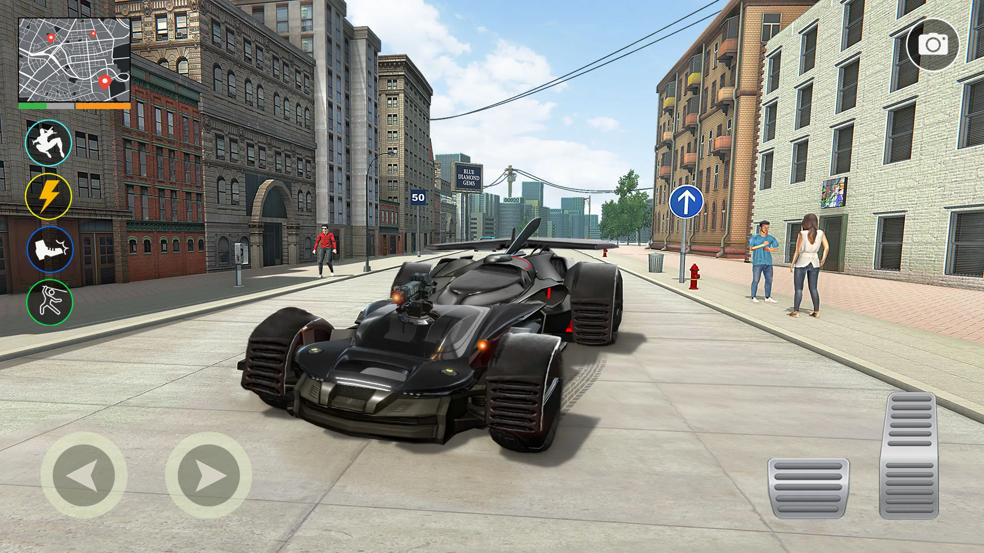 Flying Bat Robot Car Transform | Indus Appstore | Screenshot