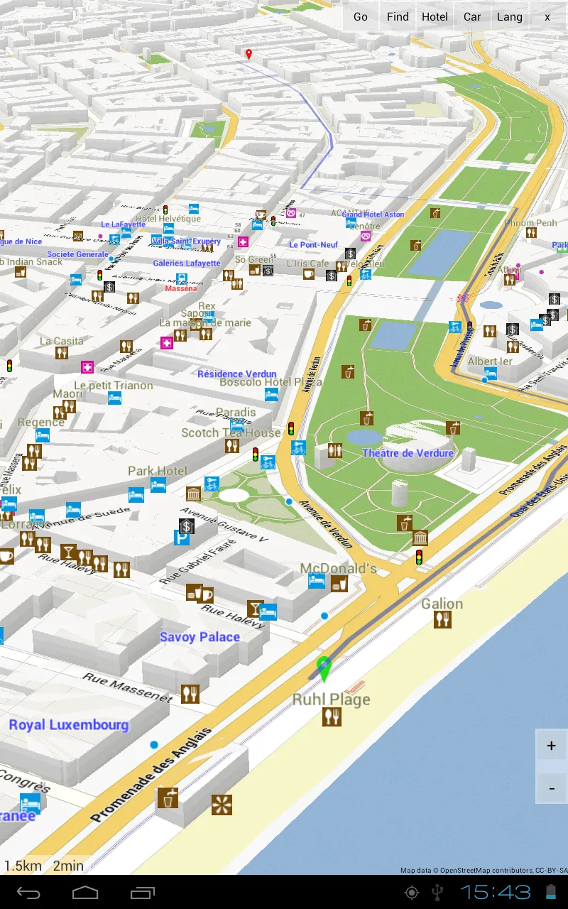 French Riviera Offline Map | Indus Appstore | Screenshot