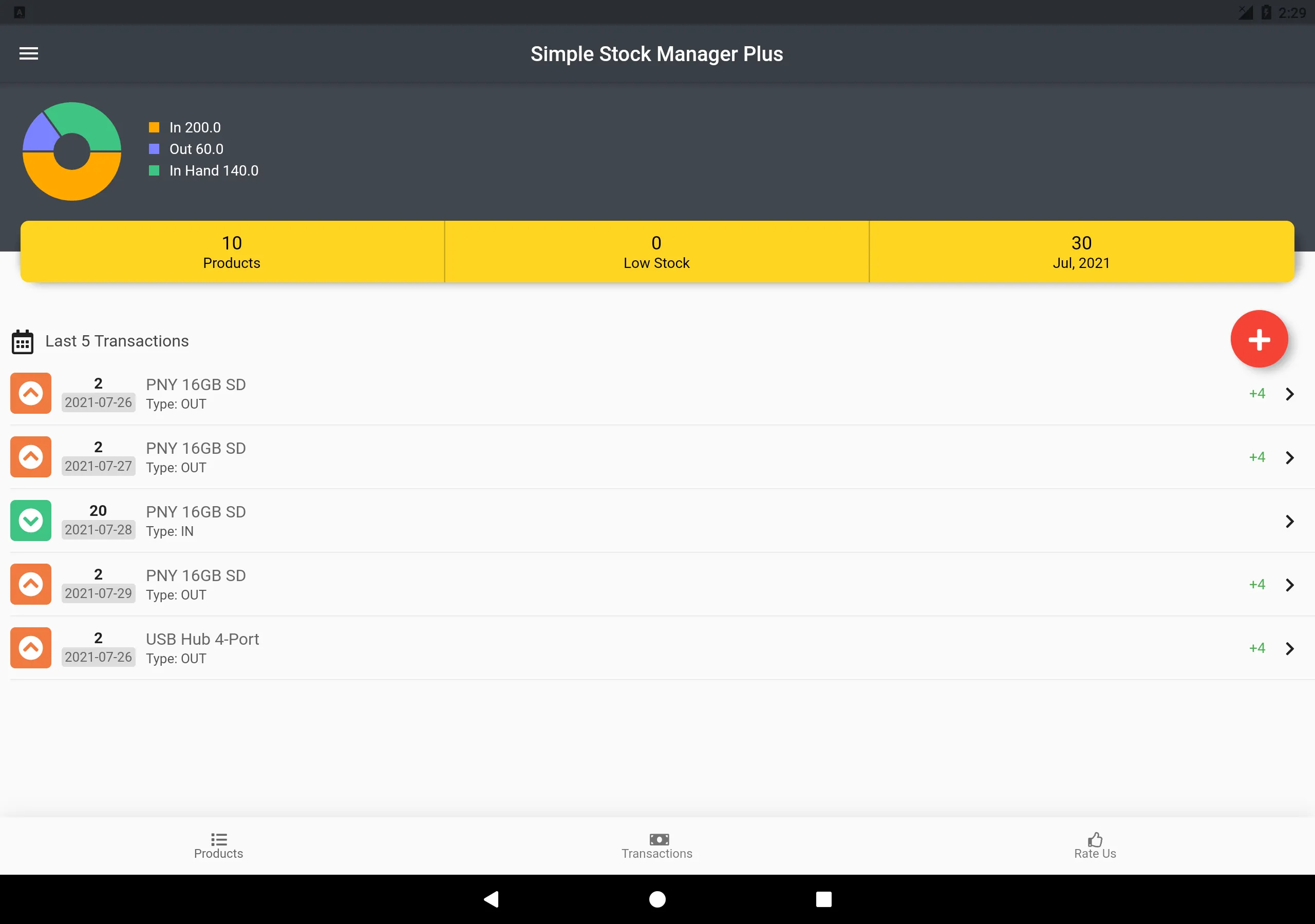 Simple Stock Manager Plus | Indus Appstore | Screenshot