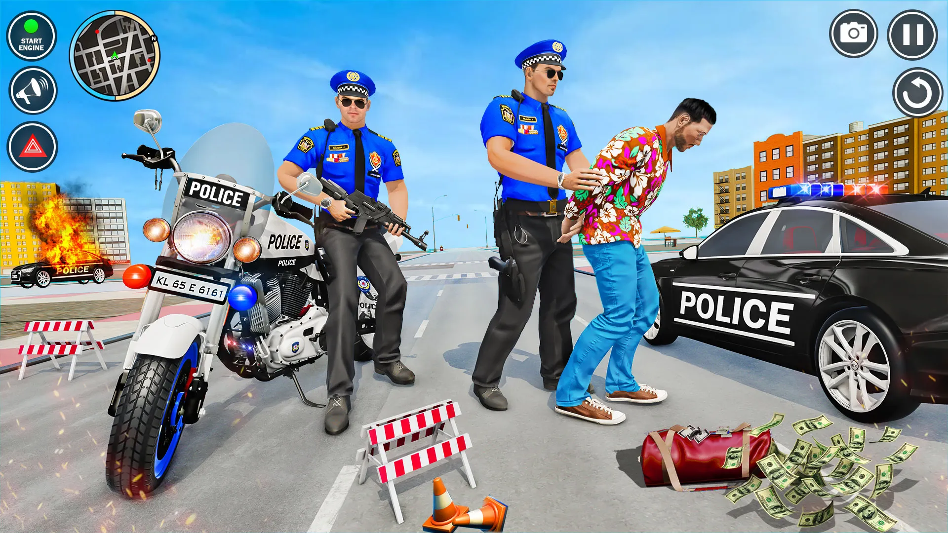 Indian Bike Crime Chase Games | Indus Appstore | Screenshot