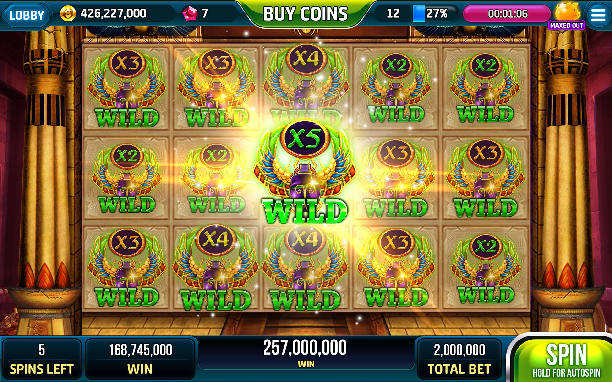 Gods of Las Vegas Slots Casino | Indus Appstore | Screenshot