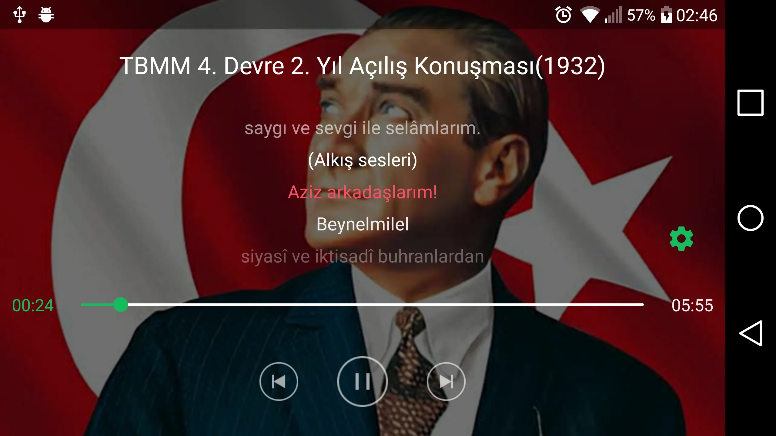 Atatürk'ün Ses Kayıtları | Indus Appstore | Screenshot