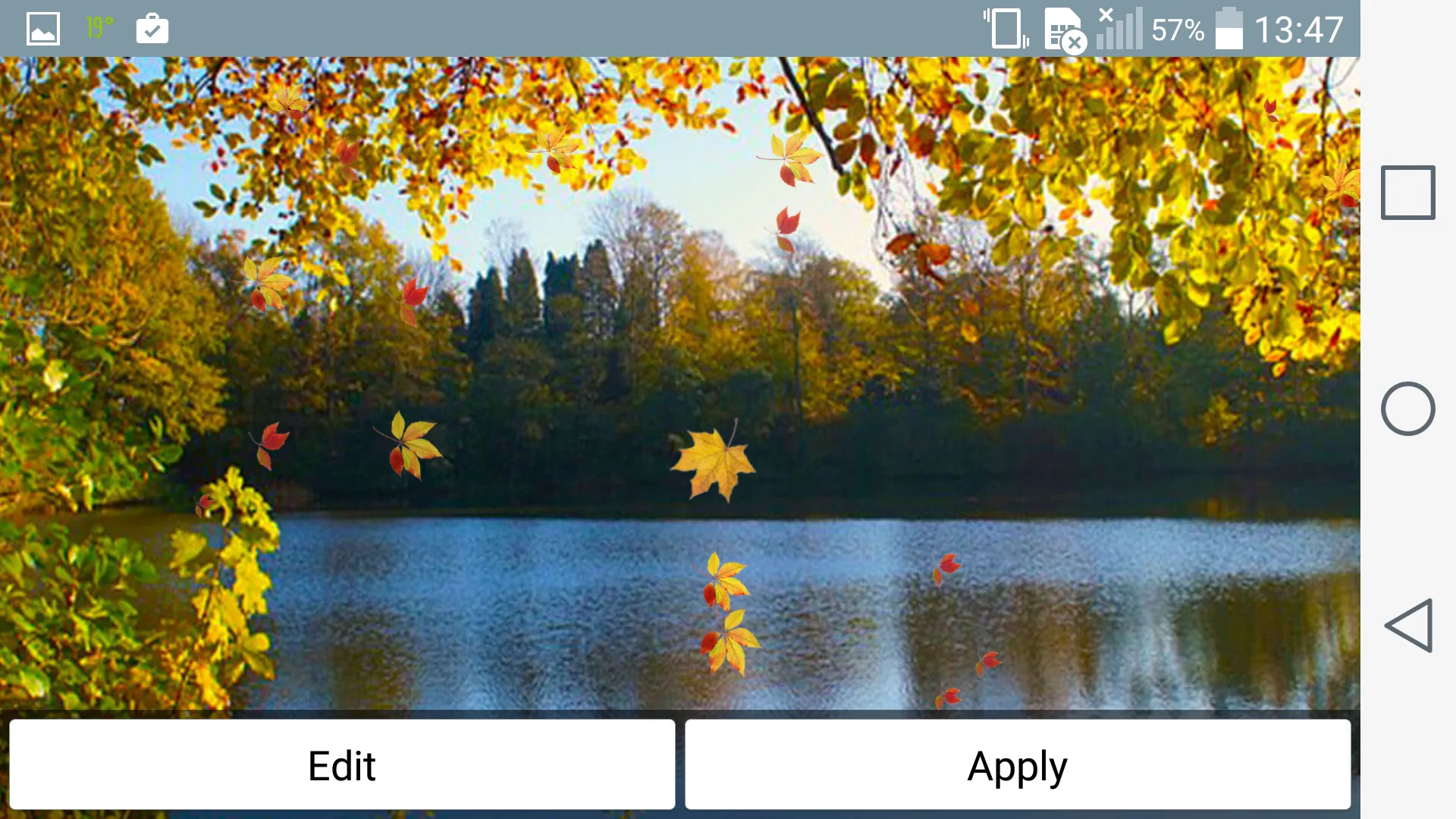 Falling Leaves Live Wallpaper | Indus Appstore | Screenshot