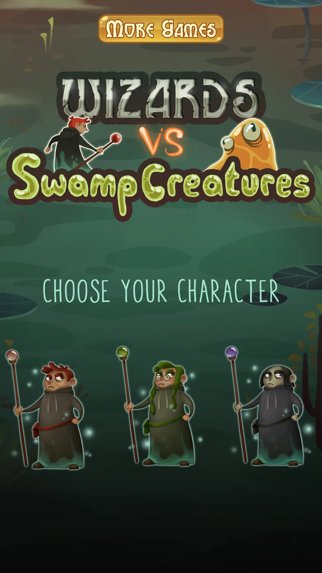 Wizard vs Swamp Creatures | Indus Appstore | Screenshot